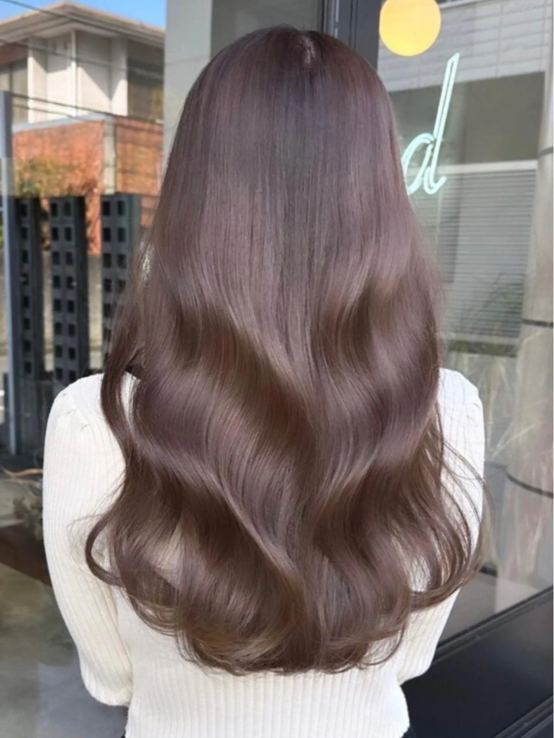 ロング カラー 透明感カラー🤎 中川智帆のヘアスタイル