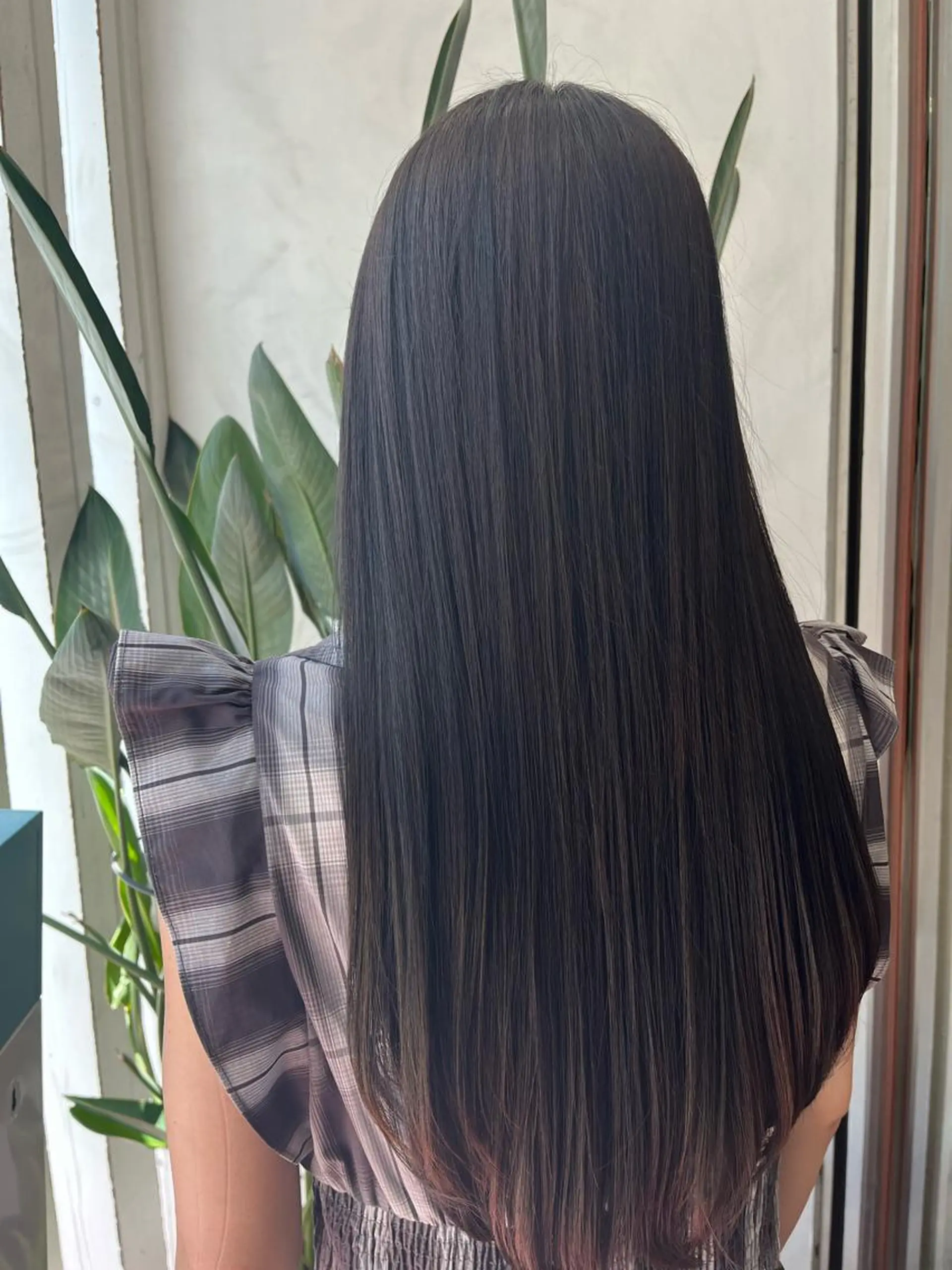 ロング カラー インナーカラー🩵 角田紗雪のヘアスタイル