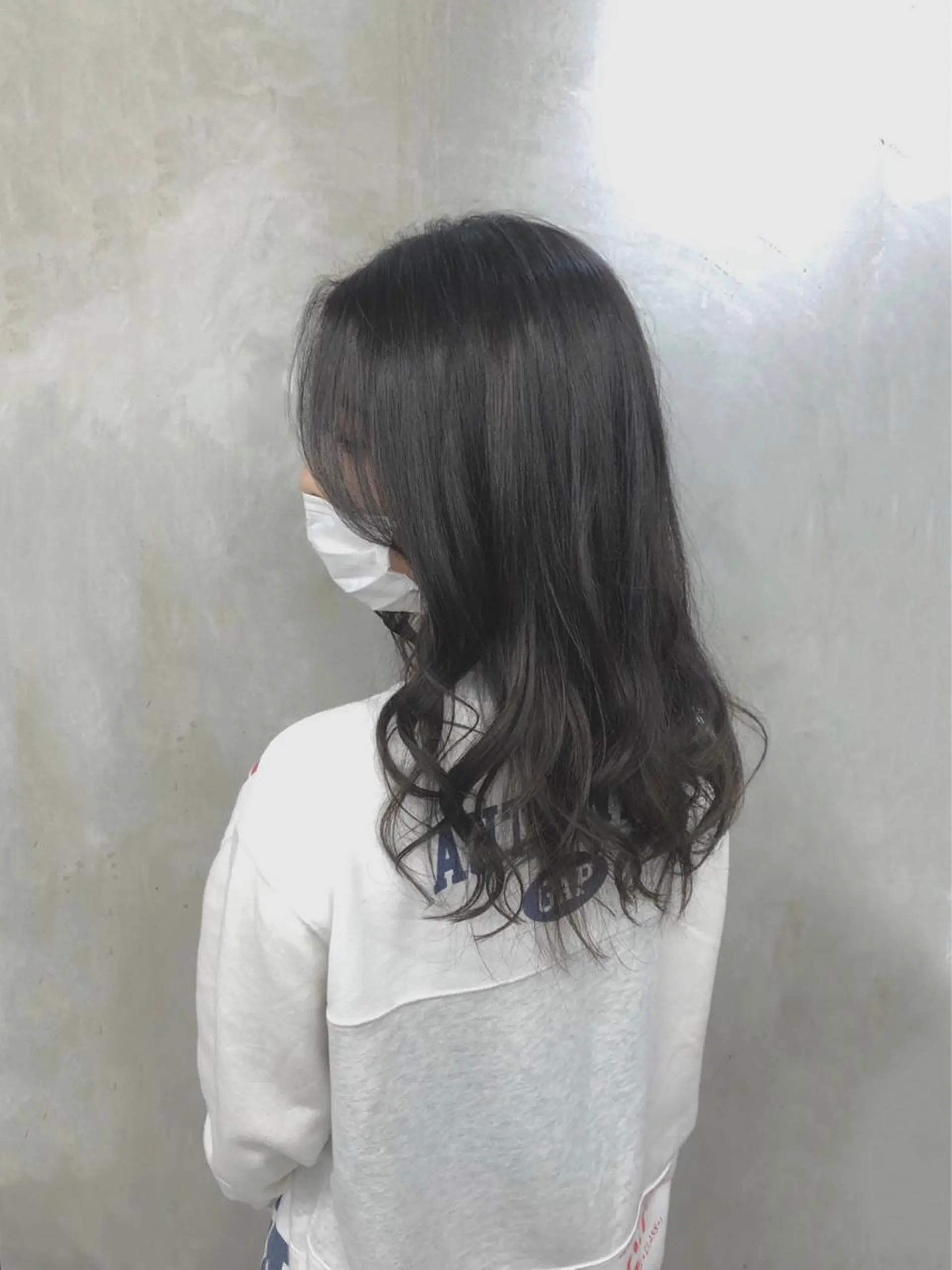 セミロング ヘアカラー トリートメント 【公式】髪質改善 Oto.吉祥寺のヘアスタイル