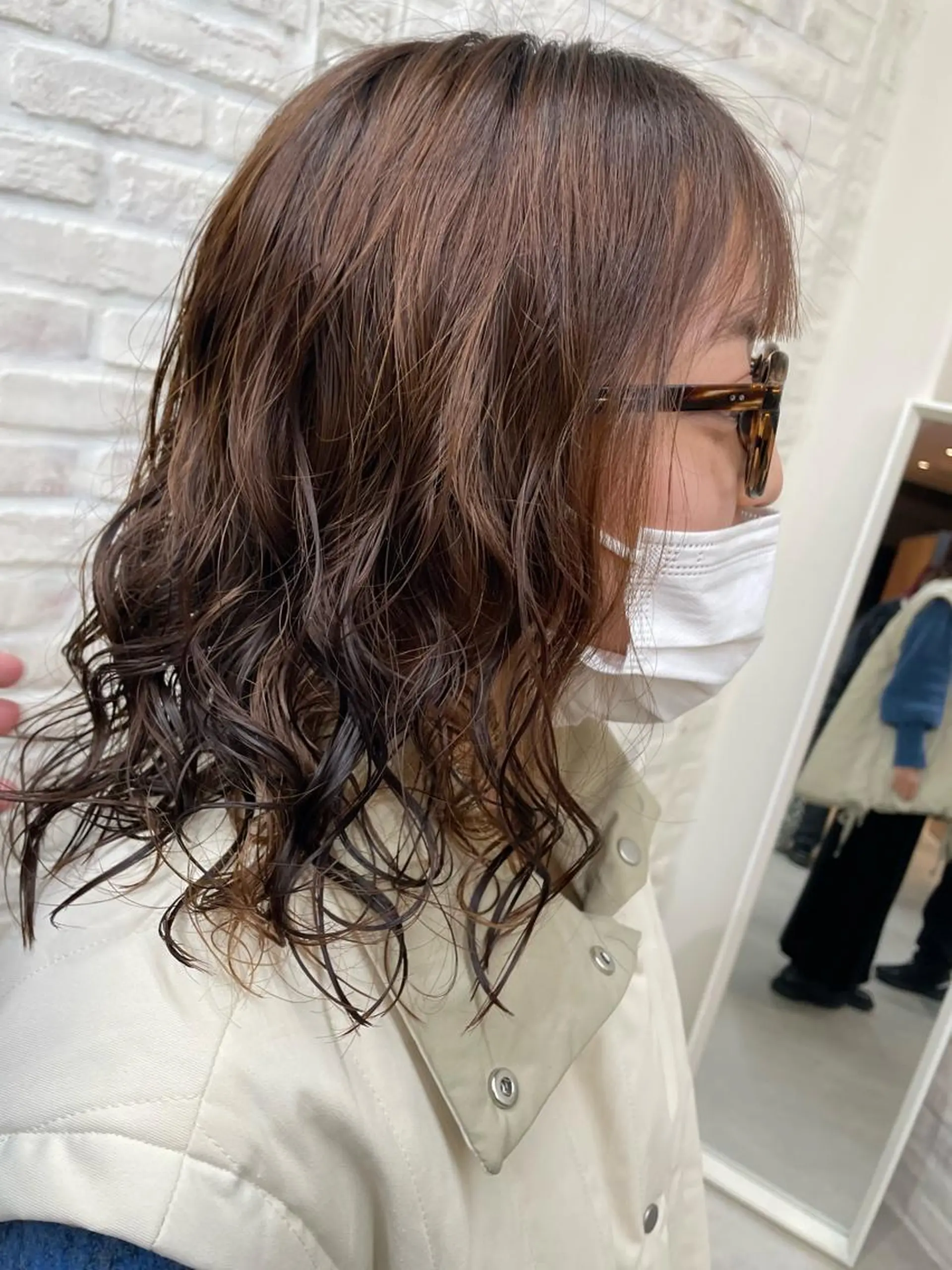 パーマ テラダ ユウシンのヘアスタイル