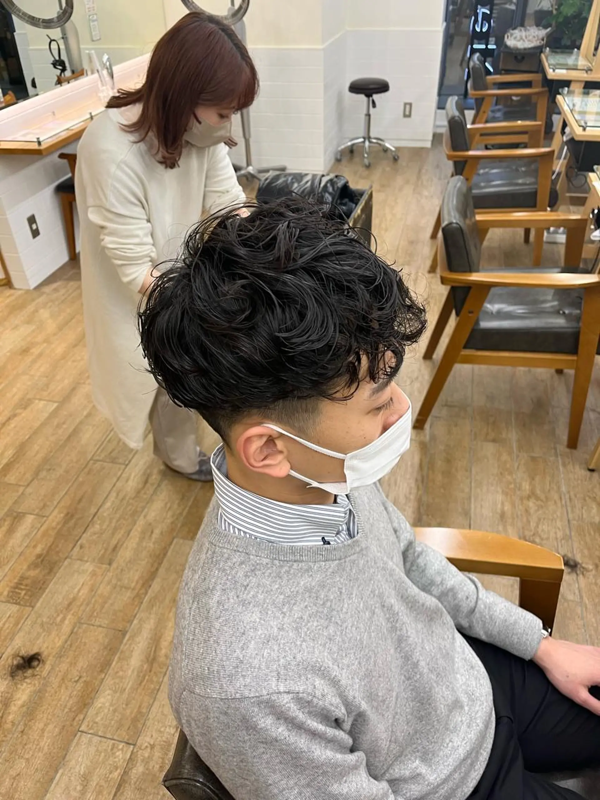 パーマ メンズ カット パーマ ✨ご新規様予約限定 メンズ特化アリサ✨のヘアスタイル