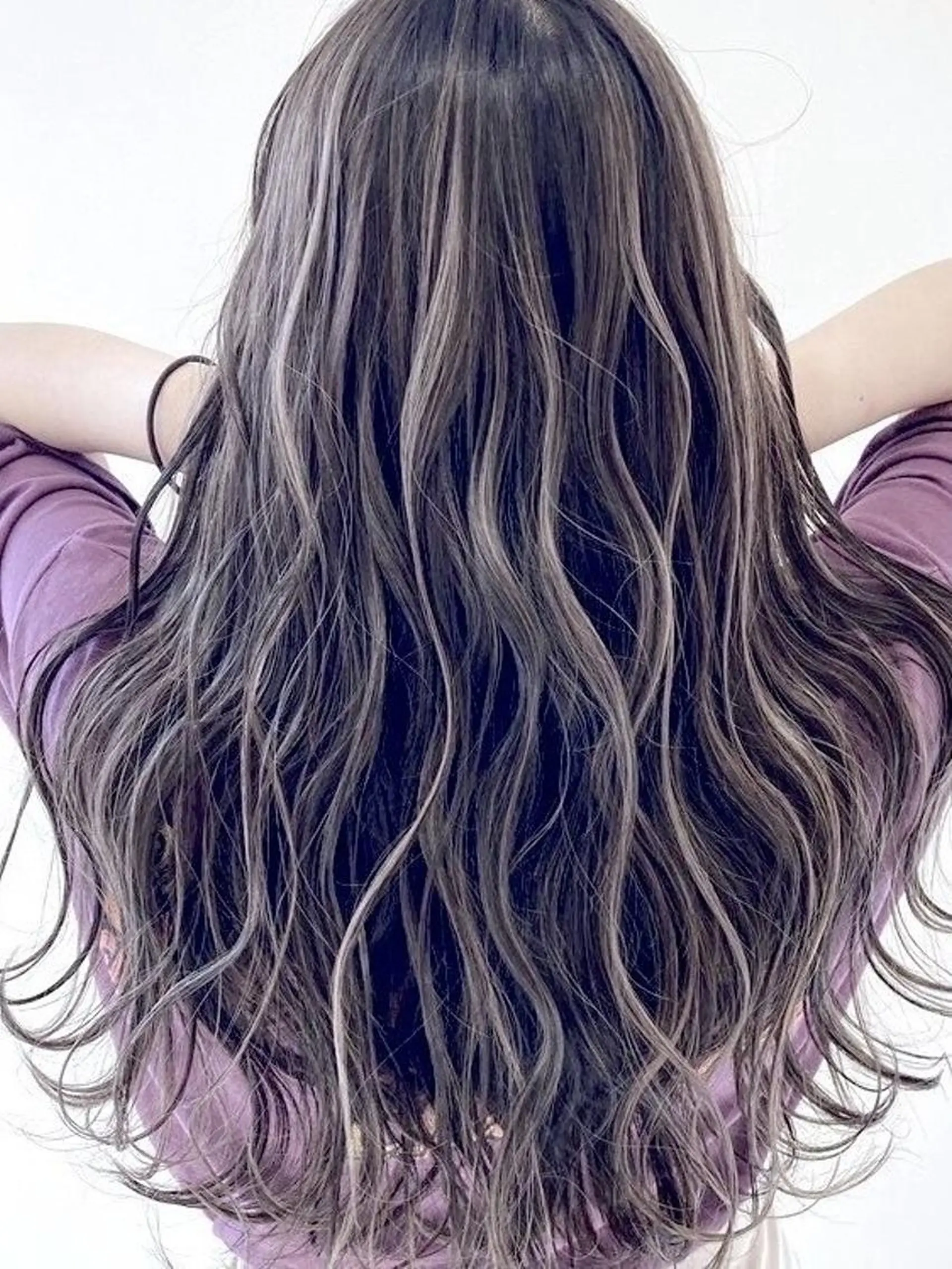 ロング カラー 骨格補正似合わせ カット阿部建のヘアスタイル