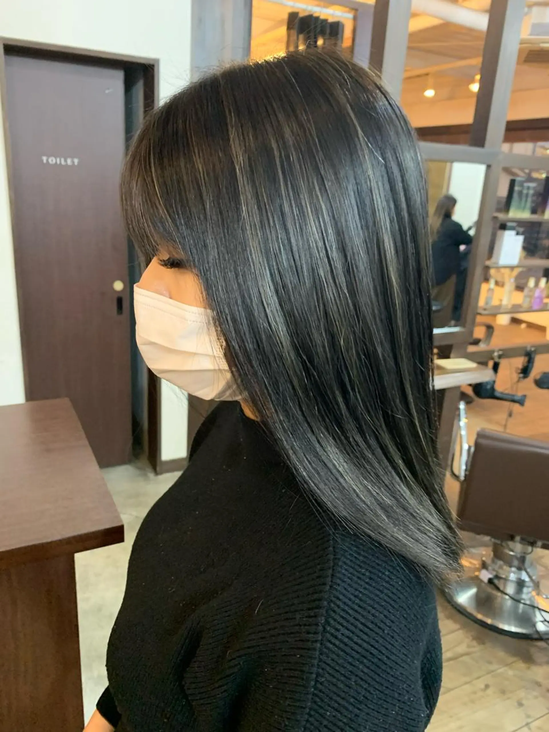 セミロング カラー ハイライトカラー ハイライト Emma ecole所属・Emma ecole /栄/RIOのヘアスタイル