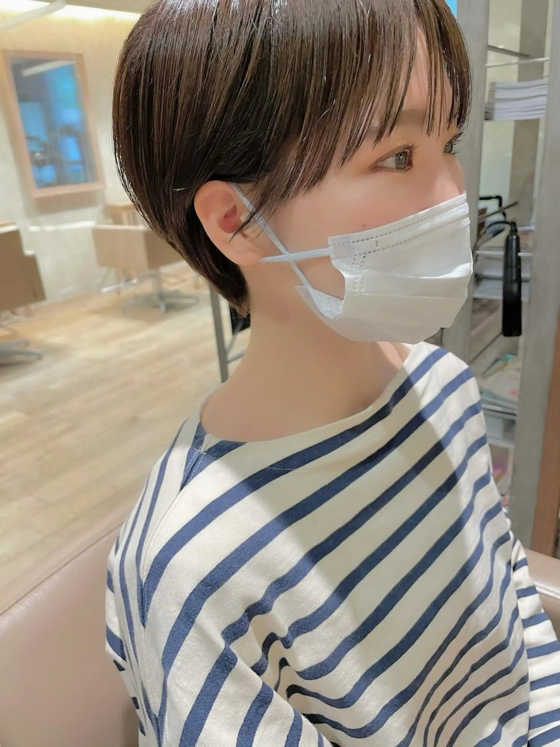 ショート ショート ボブ 梅田 木戸健人のヘアスタイル