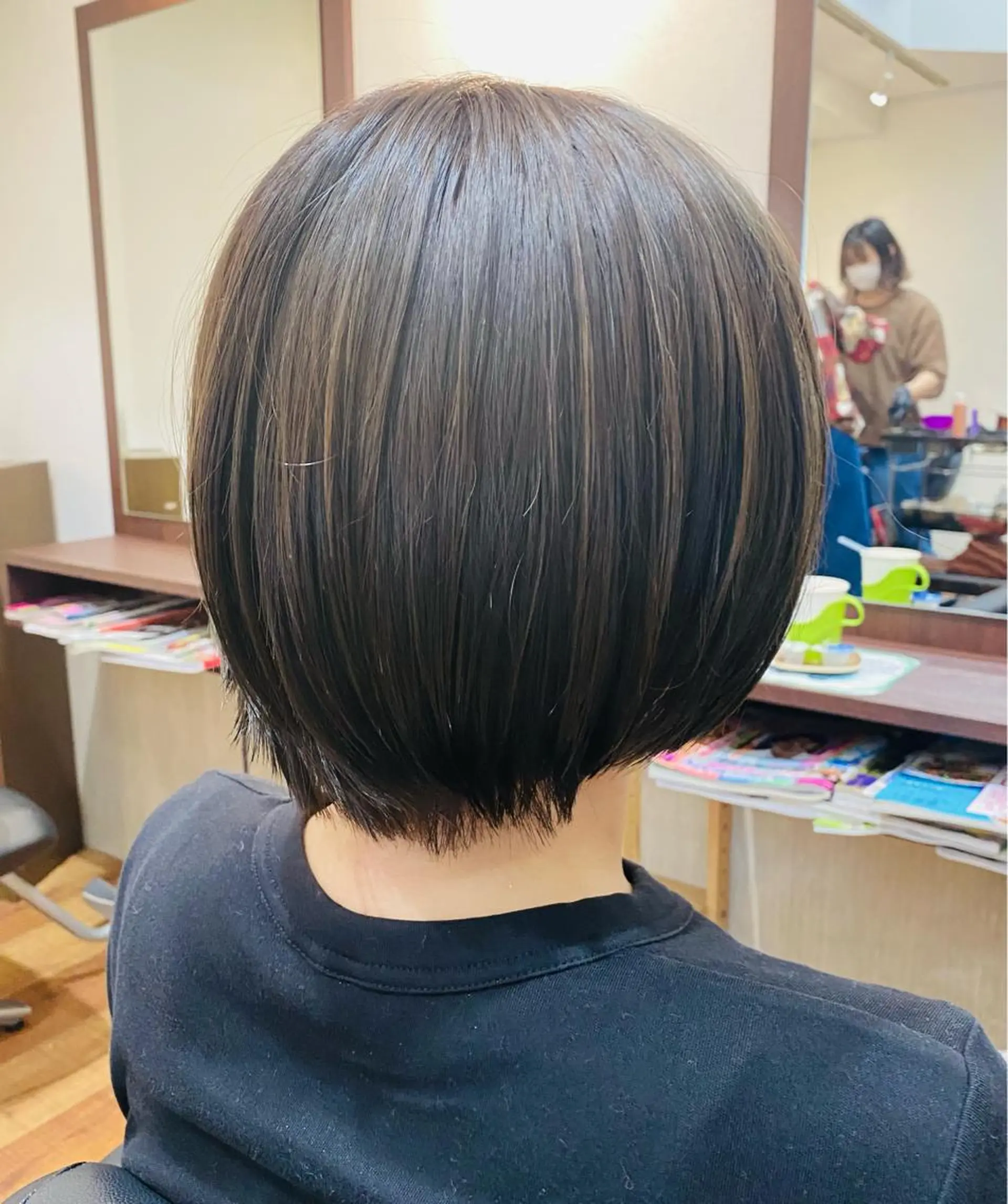 カラー ブラウンカラー マットブラウン 髪質改善 コレマツのヘアスタイル