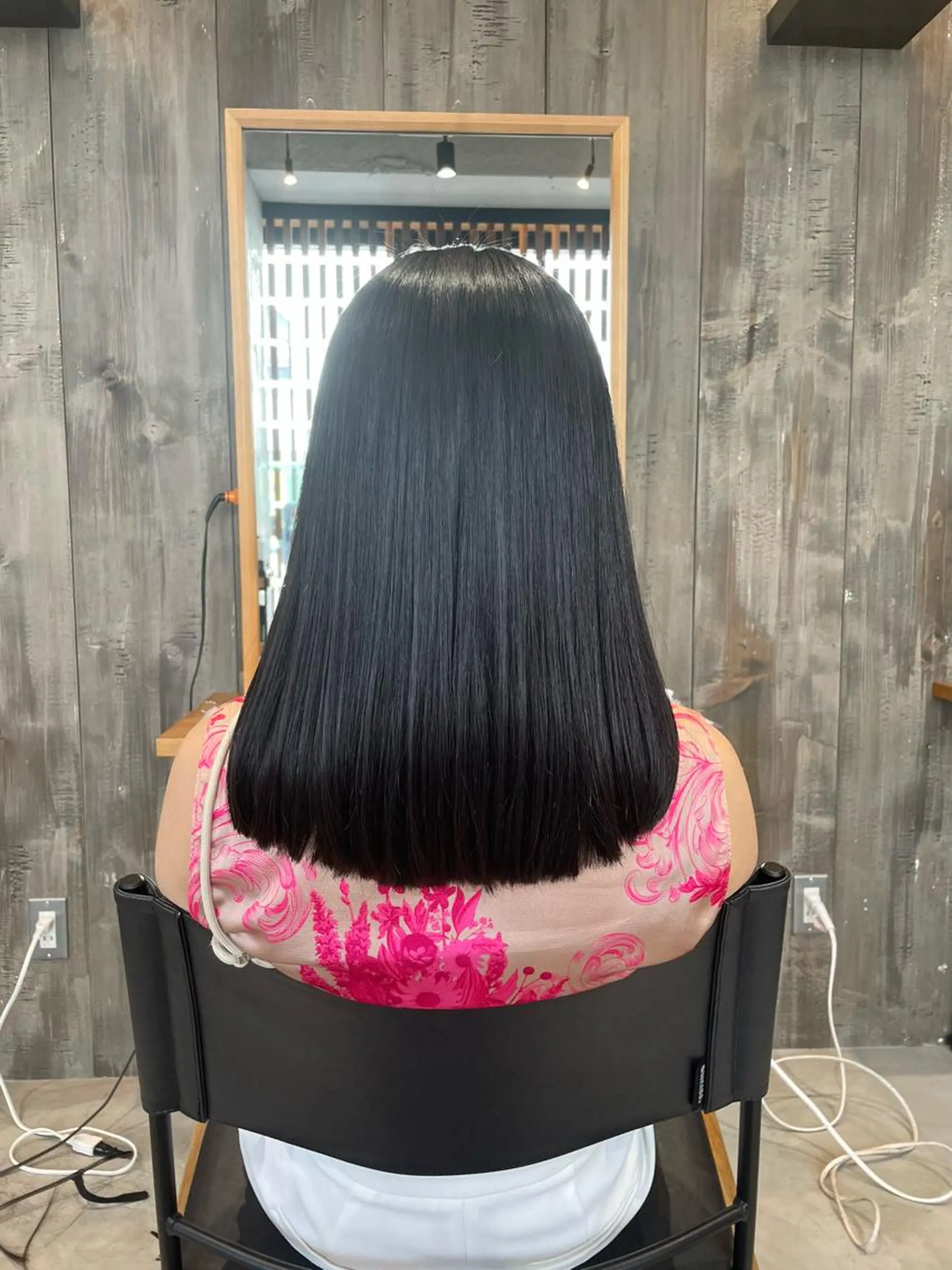 ロング 縮毛矯正 三好 祐希のヘアスタイル