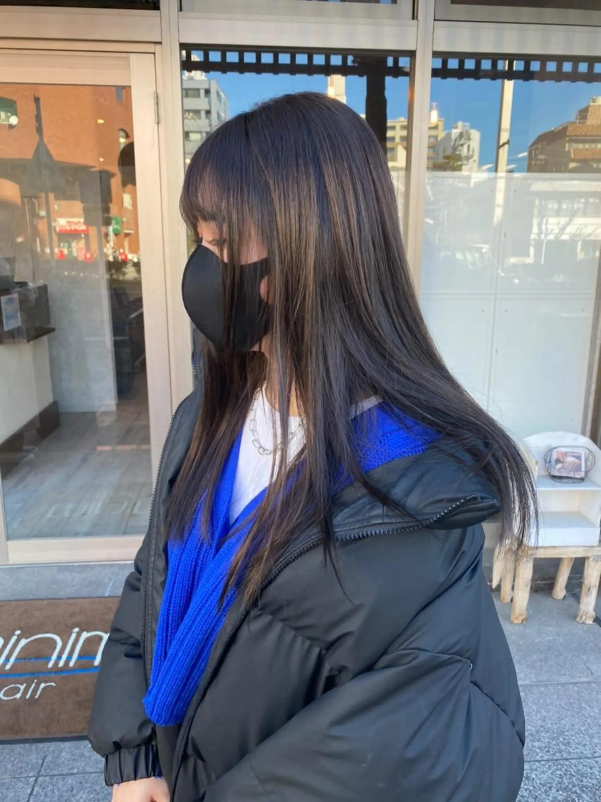 ロング カット ヘアカラー トリートメント 高橋 みく/ minim 暖色のヘアスタイル