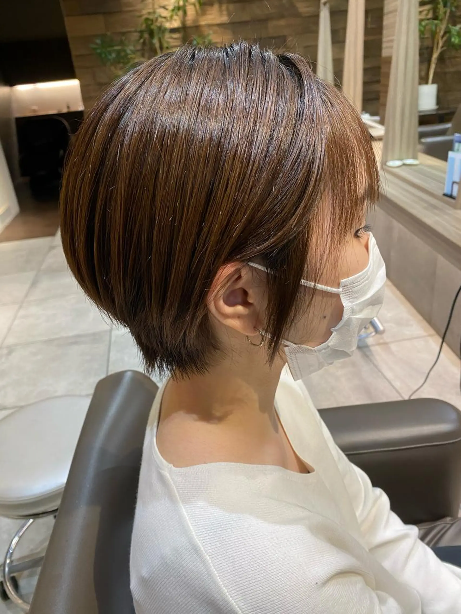 ショート ショートヘア カット 川越 輝梨奈のヘアスタイル