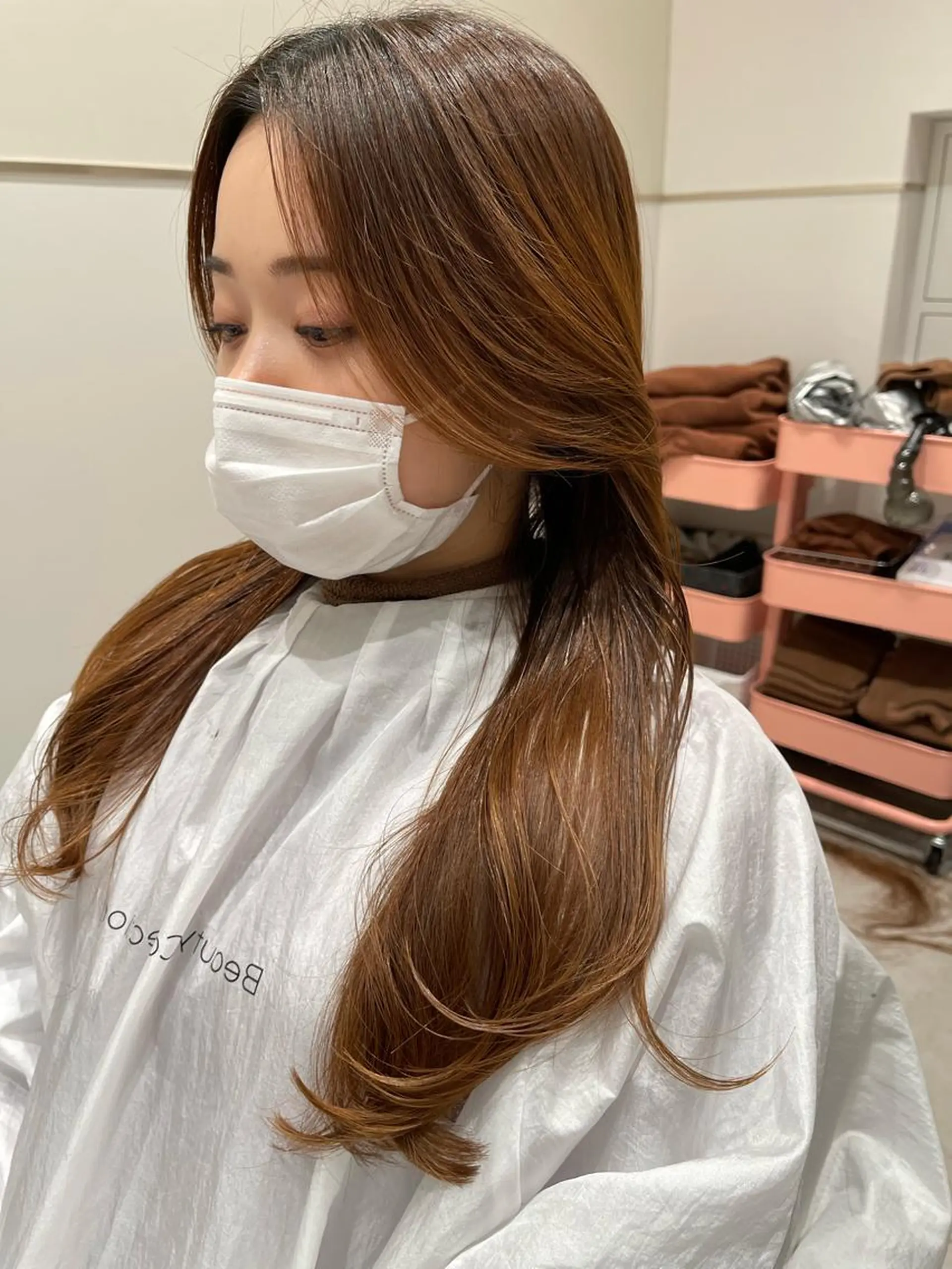 ロング 韓国風ヘア 🍁艶カラー／ レイヤー🍁和也のヘアスタイル