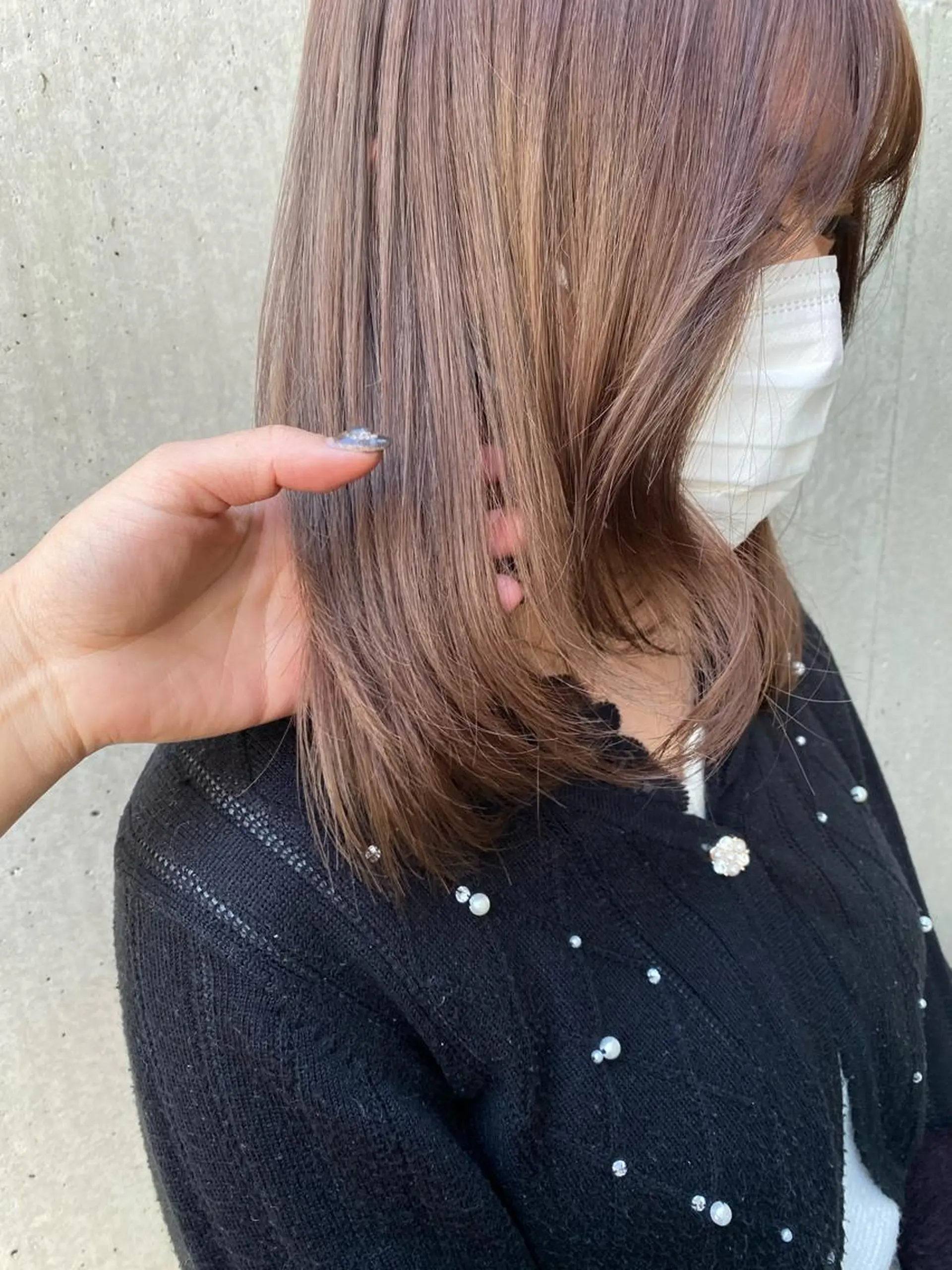 セミロング 大橋 美咲のヘアスタイル