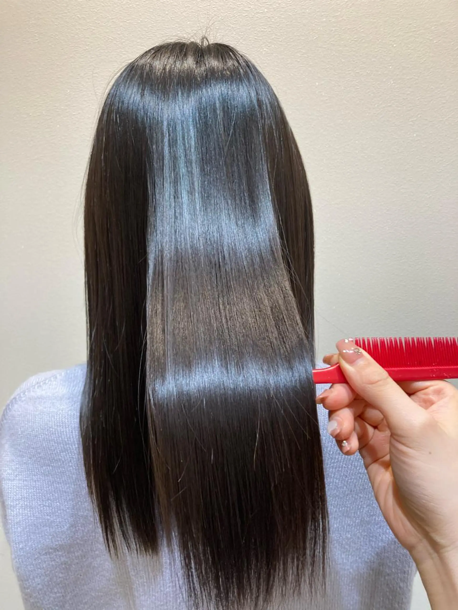 セミロング カット 縮毛矯正 LEVIJU hair  矢野岬のヘアスタイル