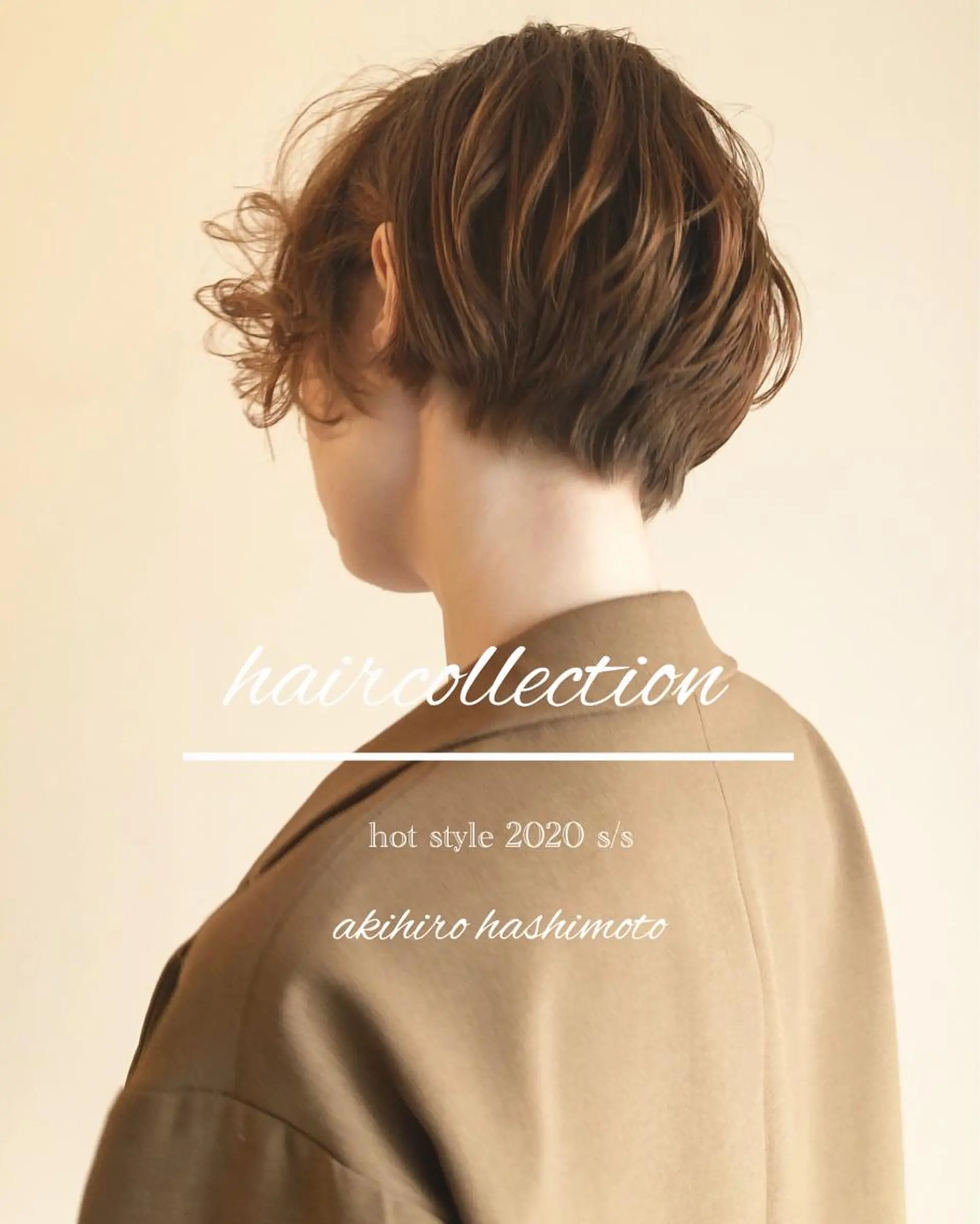 ショート カラー THE DAY所属・AKI HASHIMOTOのヘアスタイル