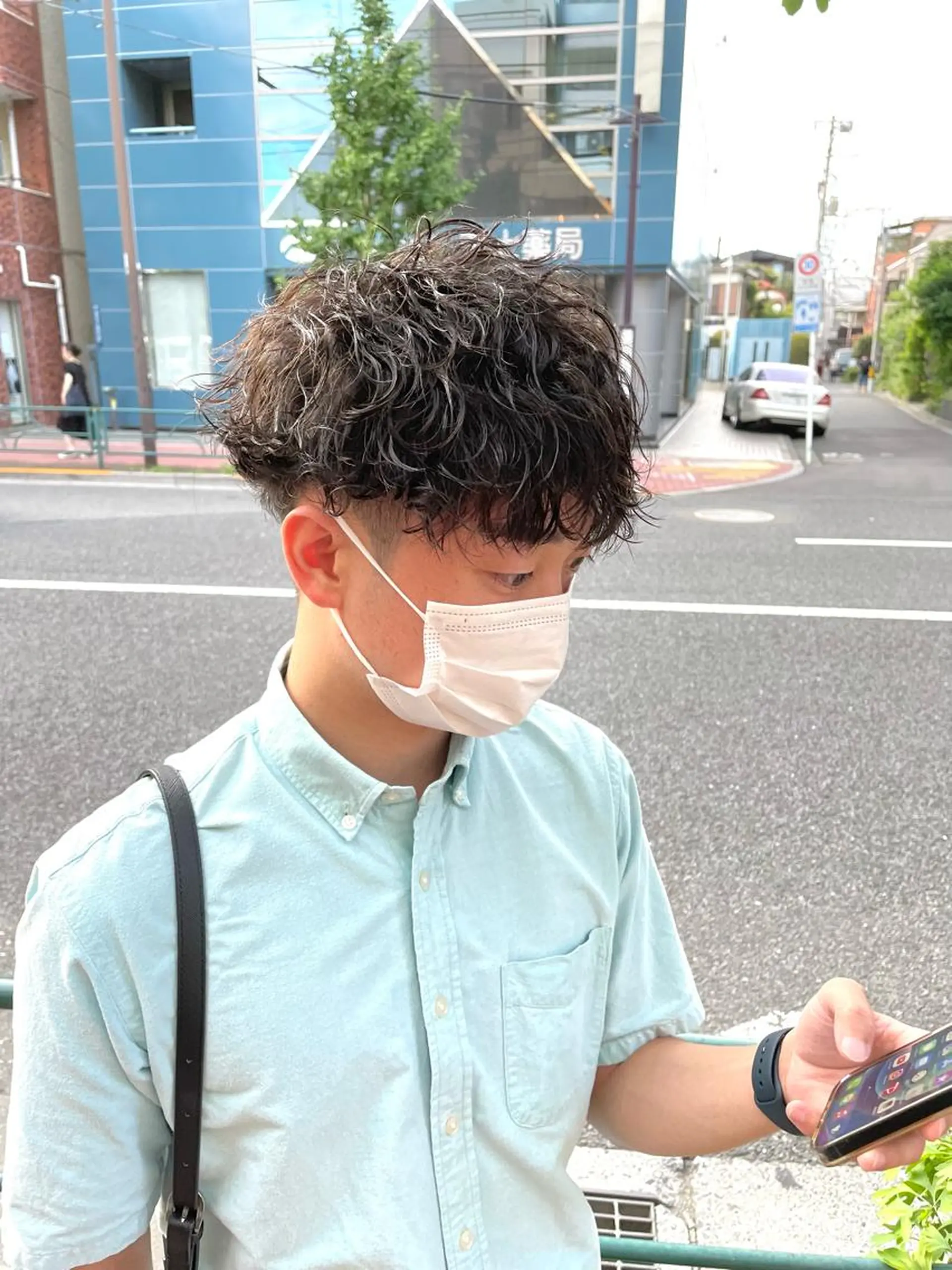 パーマ メンズ 🔥縦落ちツイスパ 🔥鈴木健紀のヘアスタイル