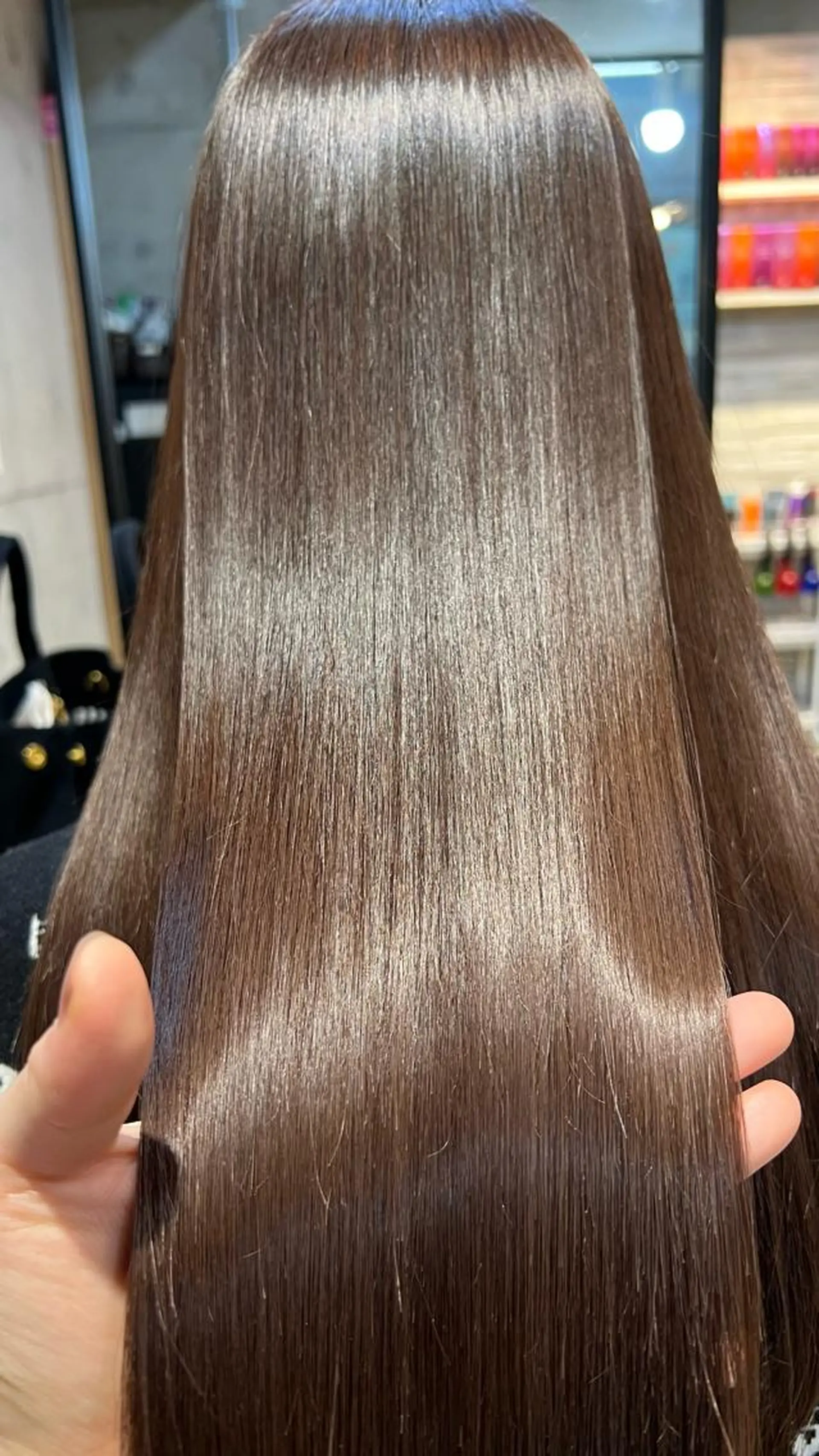 ロング カラー 髪質改善 韓国風ヘア トリートメント BEKKAN by youres hair所属・当日予約OK⭕️ 佐藤太一のヘアスタイル