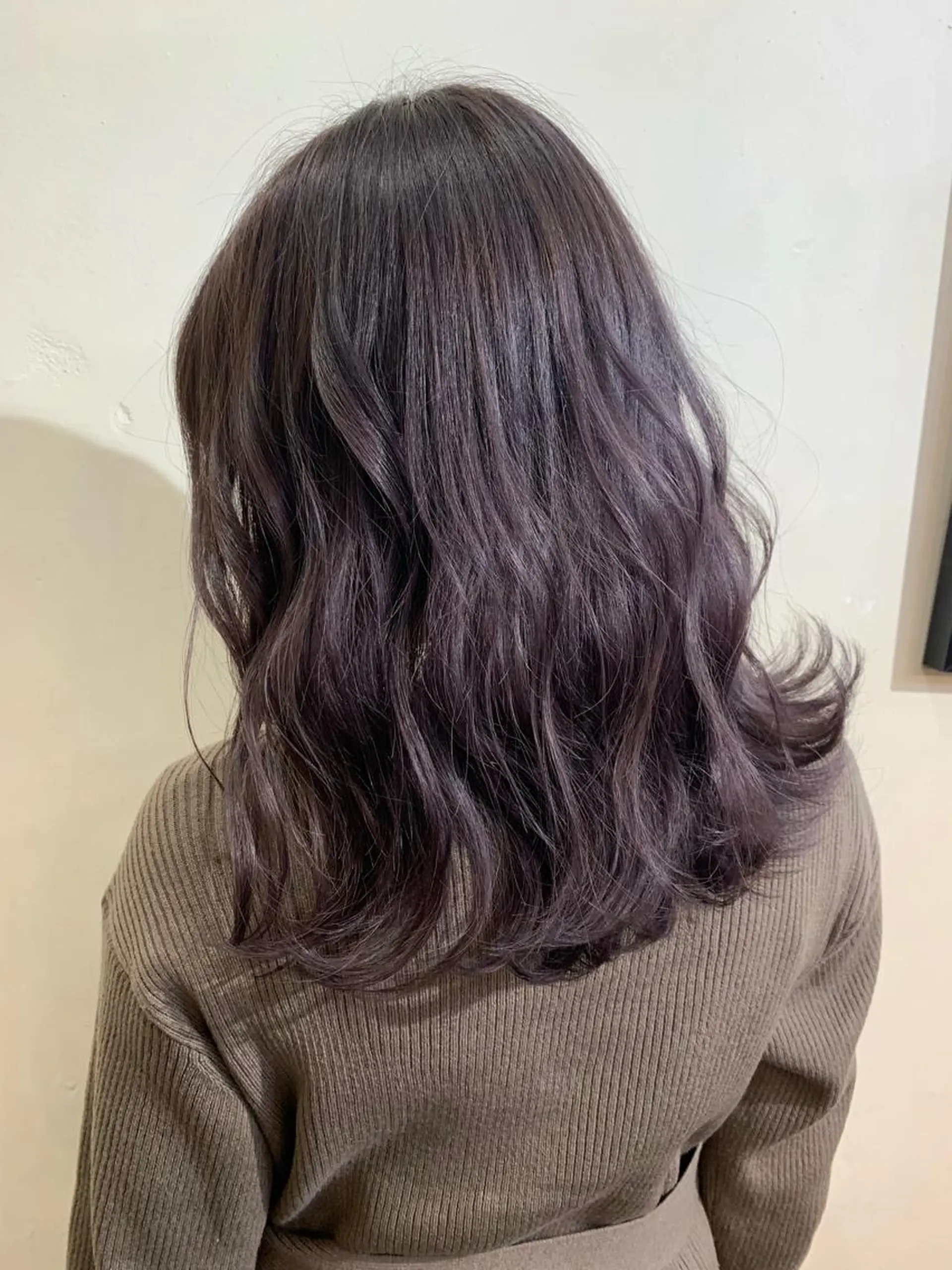 ミディアム カラー ブリーチ ラベンダーカラー ヘアカラー JIL BLAN千葉所属・サロウィン千葉店 Toshikiのヘアスタイル