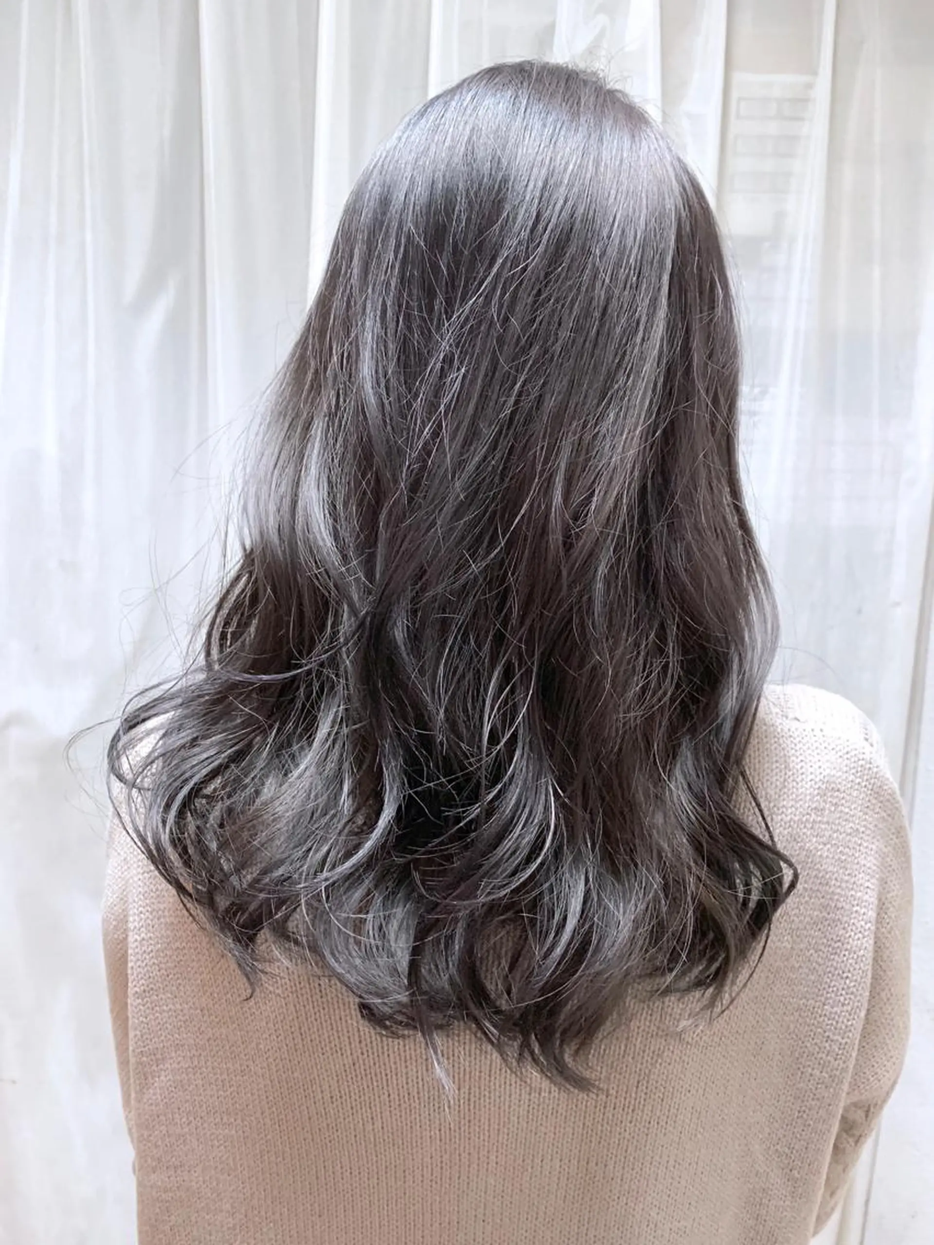 ロング カラー パーマ ヘアアレンジ グレージュ ヘアカラー トリートメント filo byFeria渋谷所属・縮毛矯正/美髪 髪質改善/石田幸輔のヘアスタイル