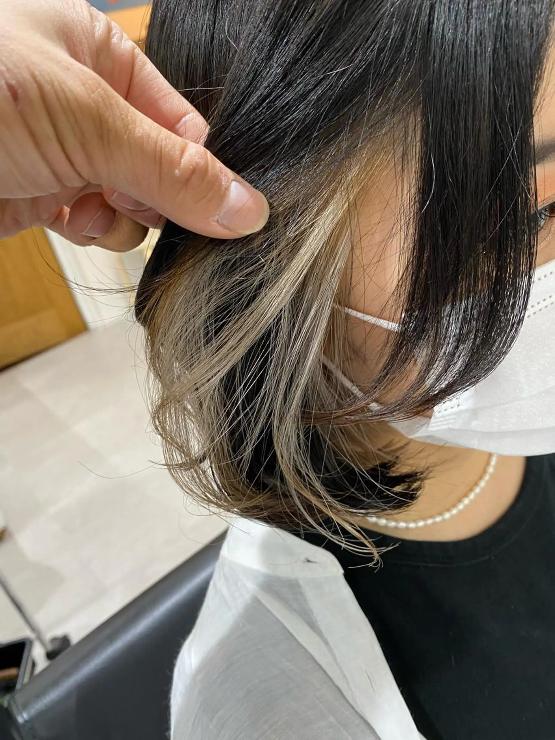 ショート カラー 銀座⚜️【脱白髪染め 美髪矯正】トグチのヘアスタイル