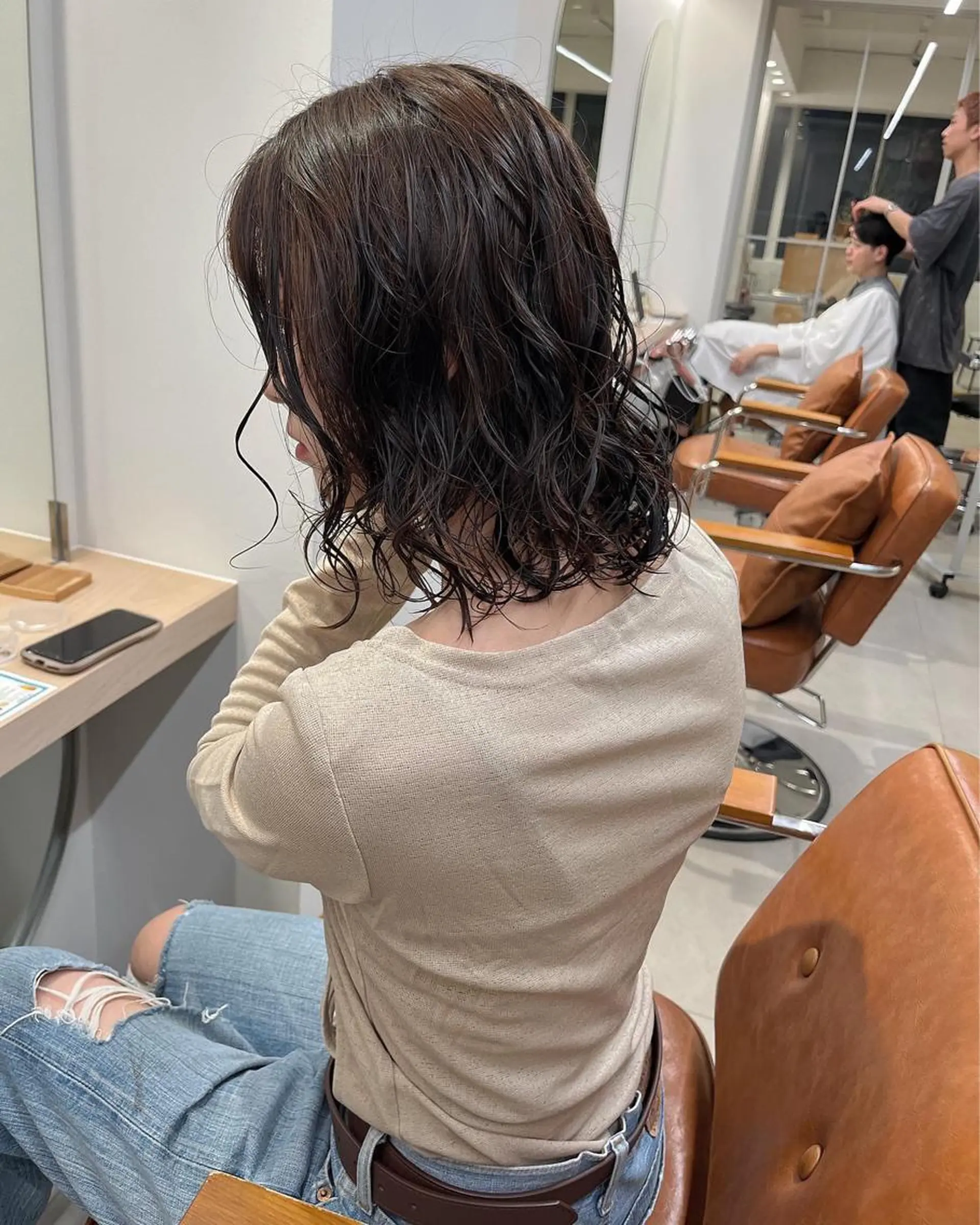 ミディアム パーマ お洒落パーマ/ボブ ❄️Tomoka❄️のヘアスタイル