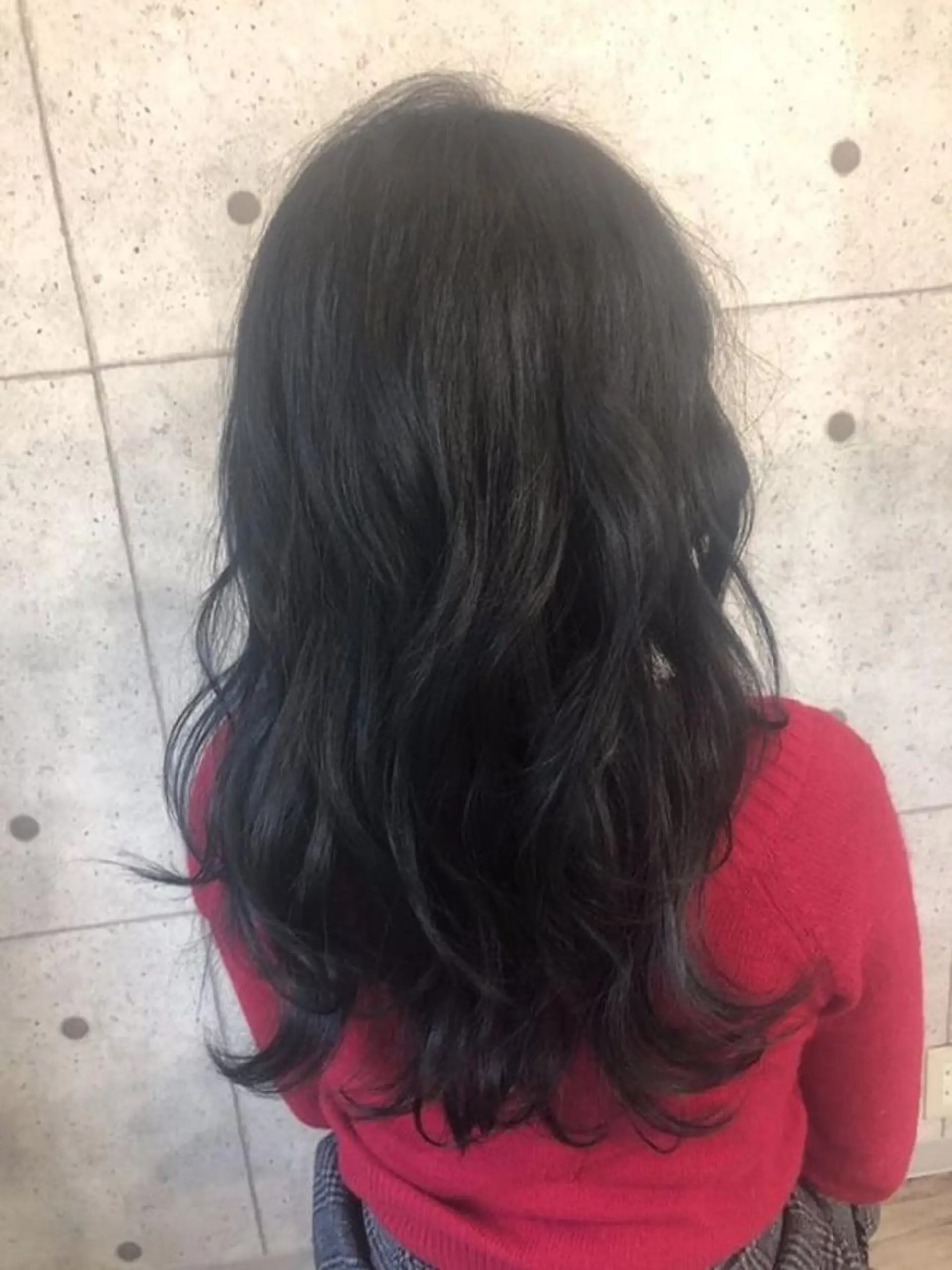 ロング ヘアカラー トリートメント Selene hair OSAKAのヘアスタイル