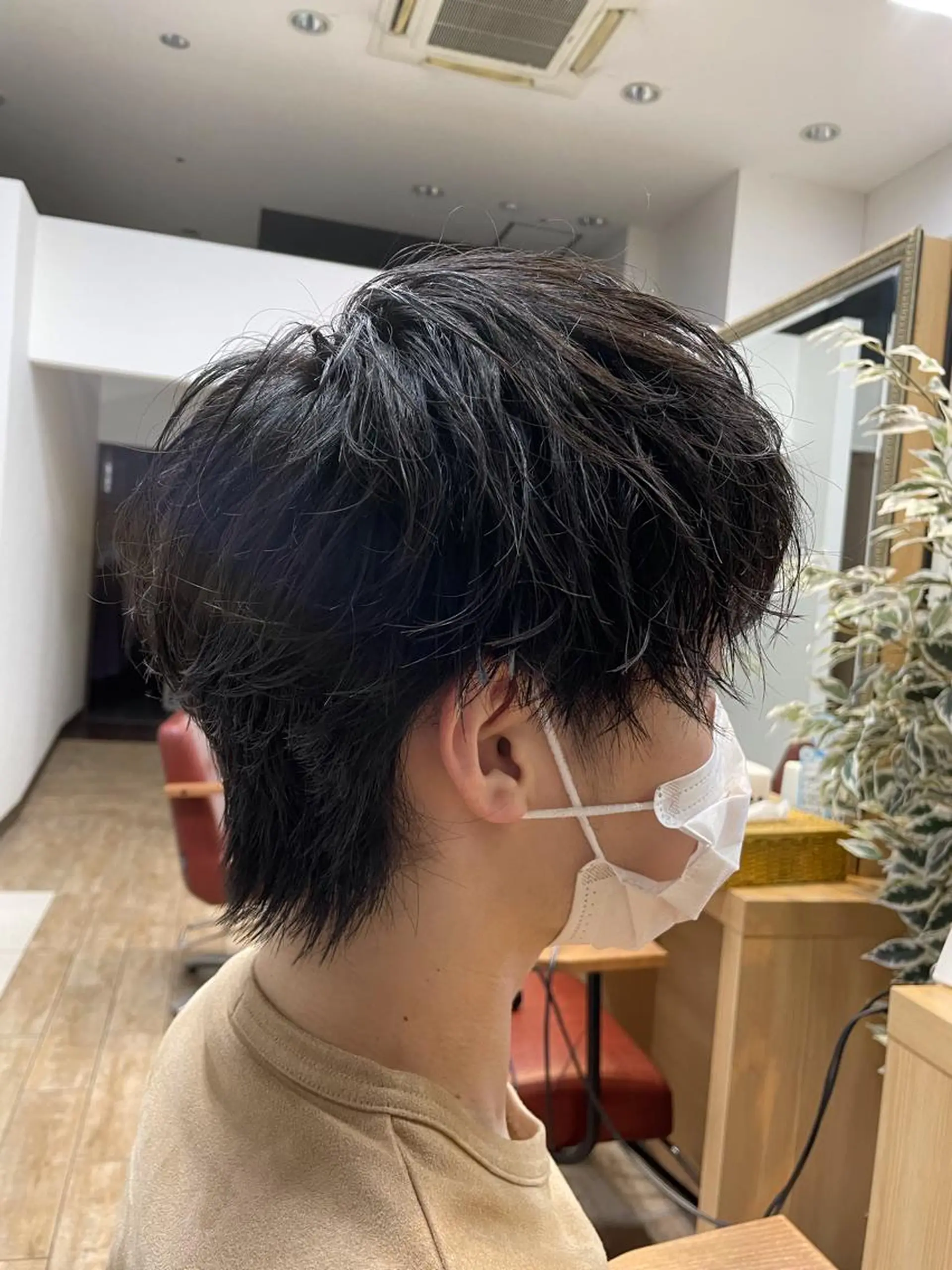 メンズ マッシュウルフ マッシュ メンズウルフカット ウルフカット カット 💫カットパーマ💫 伊原虎太郎のヘアスタイル