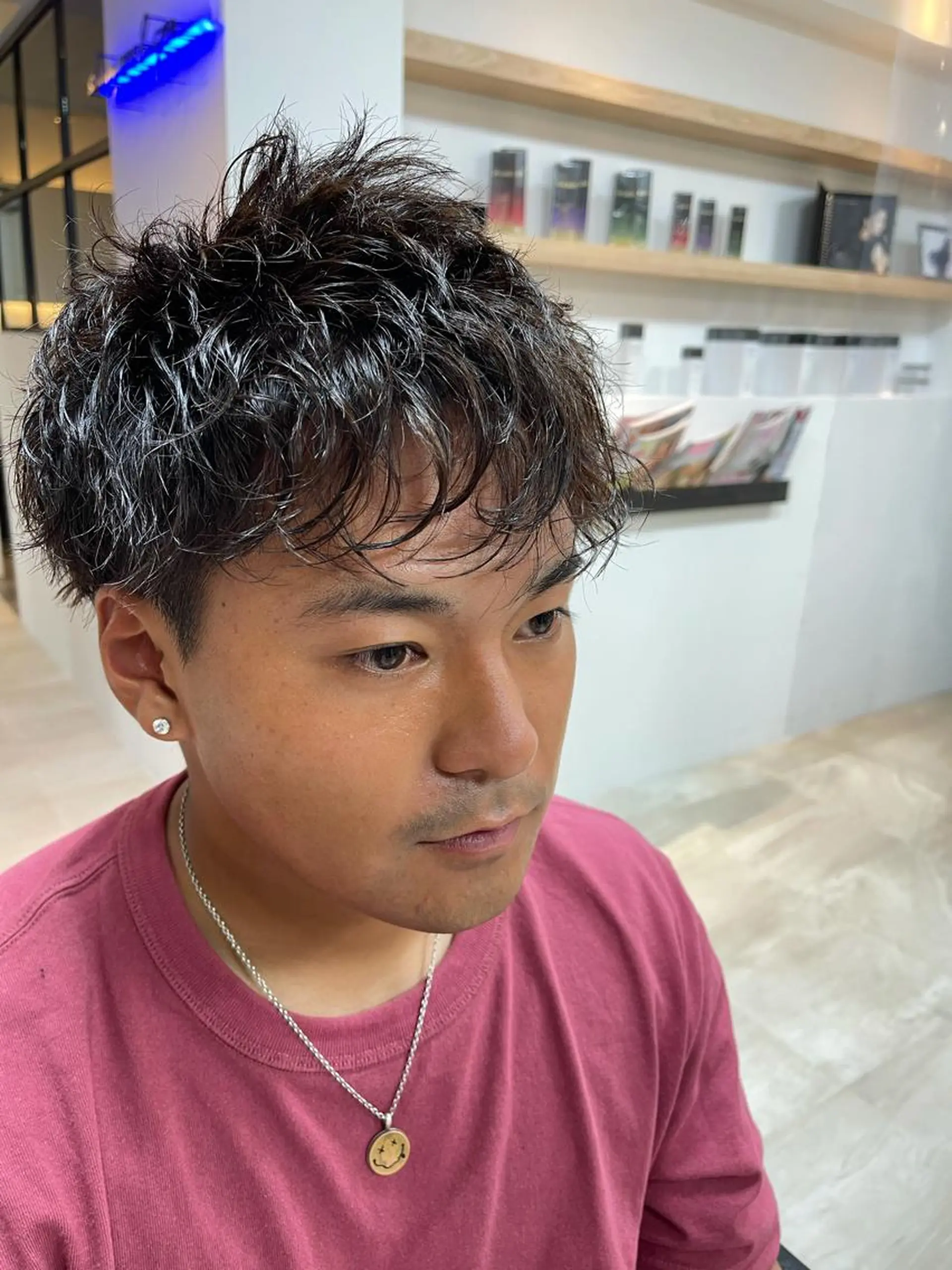 パーマ メンズ 🫧似合わせカット 立川TOSHIKIのヘアスタイル