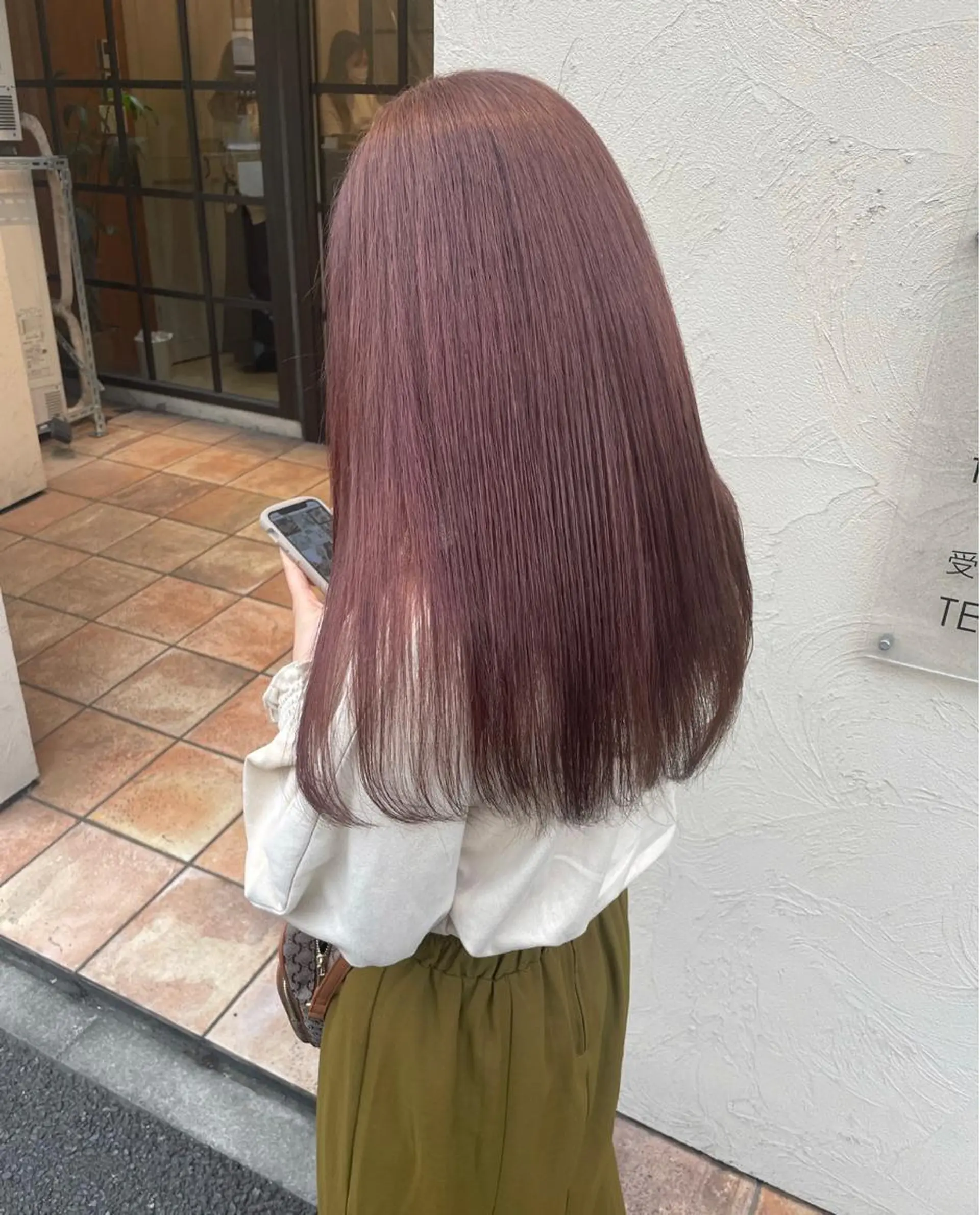 ロング カラー 𝐌𝐨𝐞/透明感 暖色ボブ🤍のヘアスタイル