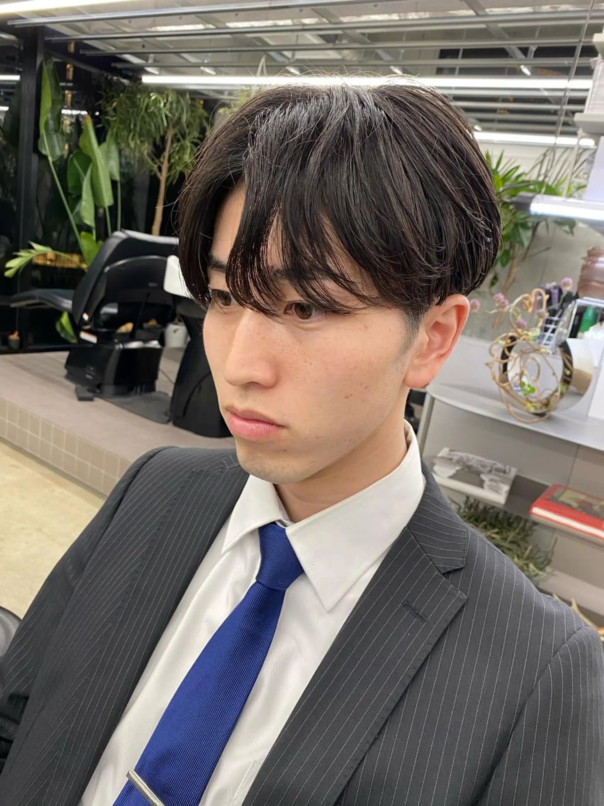 ショート メンズ カット ダブルカラー/ ケアブリーチ/クニトのヘアスタイル