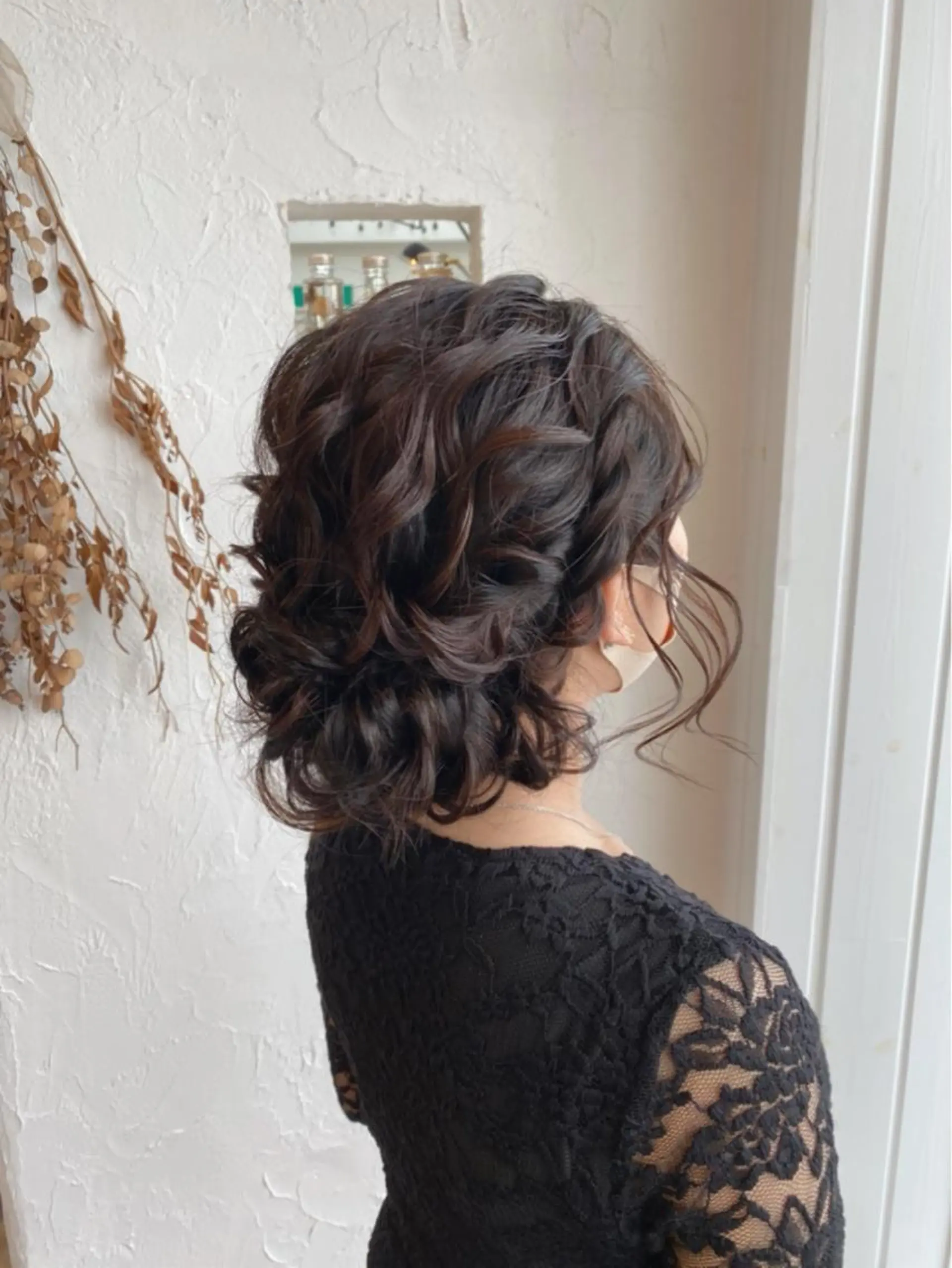 ロング カラー パーマ ヘアアレンジ 美容室 ソンリエのヘアスタイル