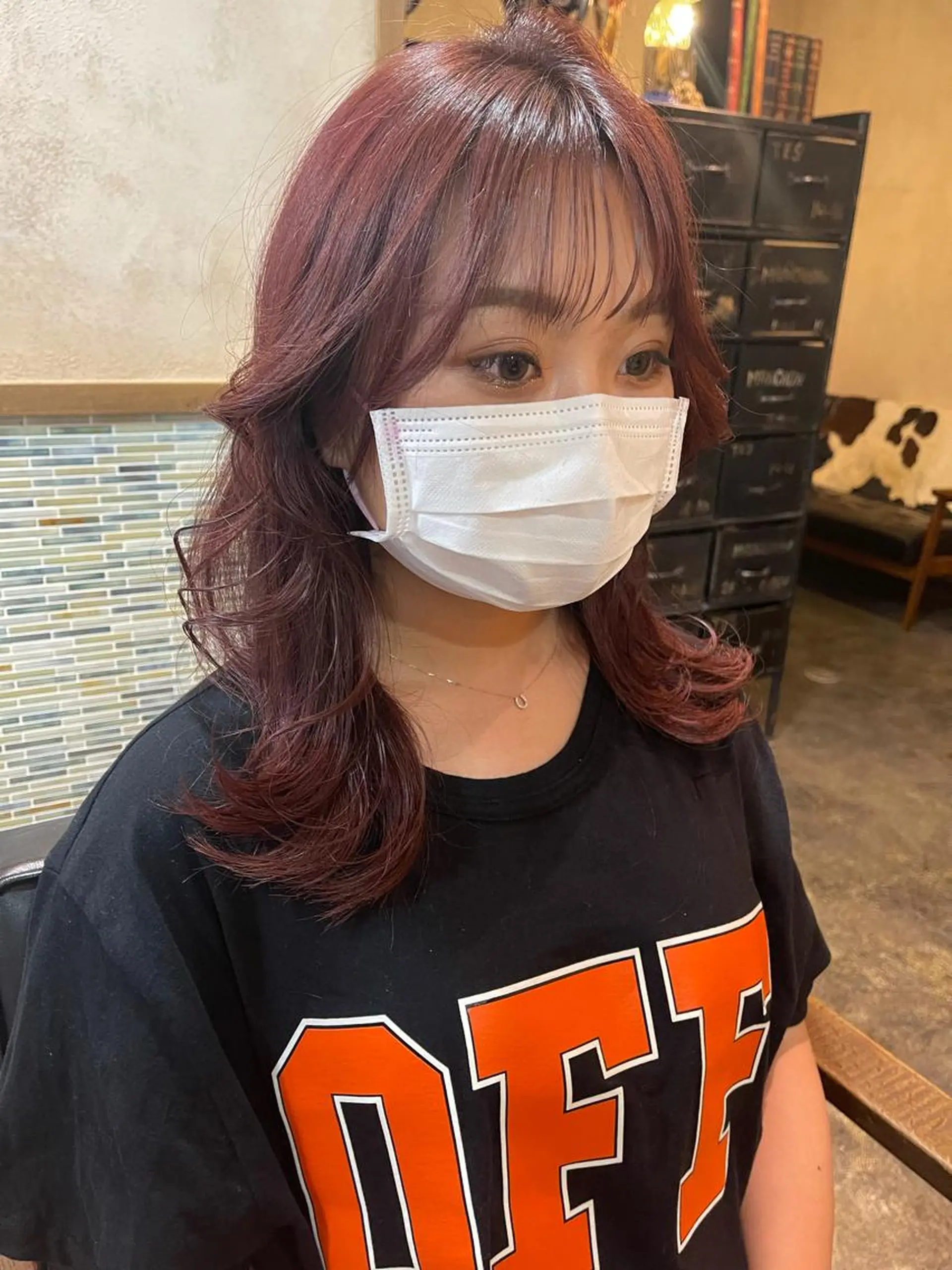 セミロング カット ヘアカラー トリートメント 韓国 / 中国ヘア 🦋Noniのヘアスタイル