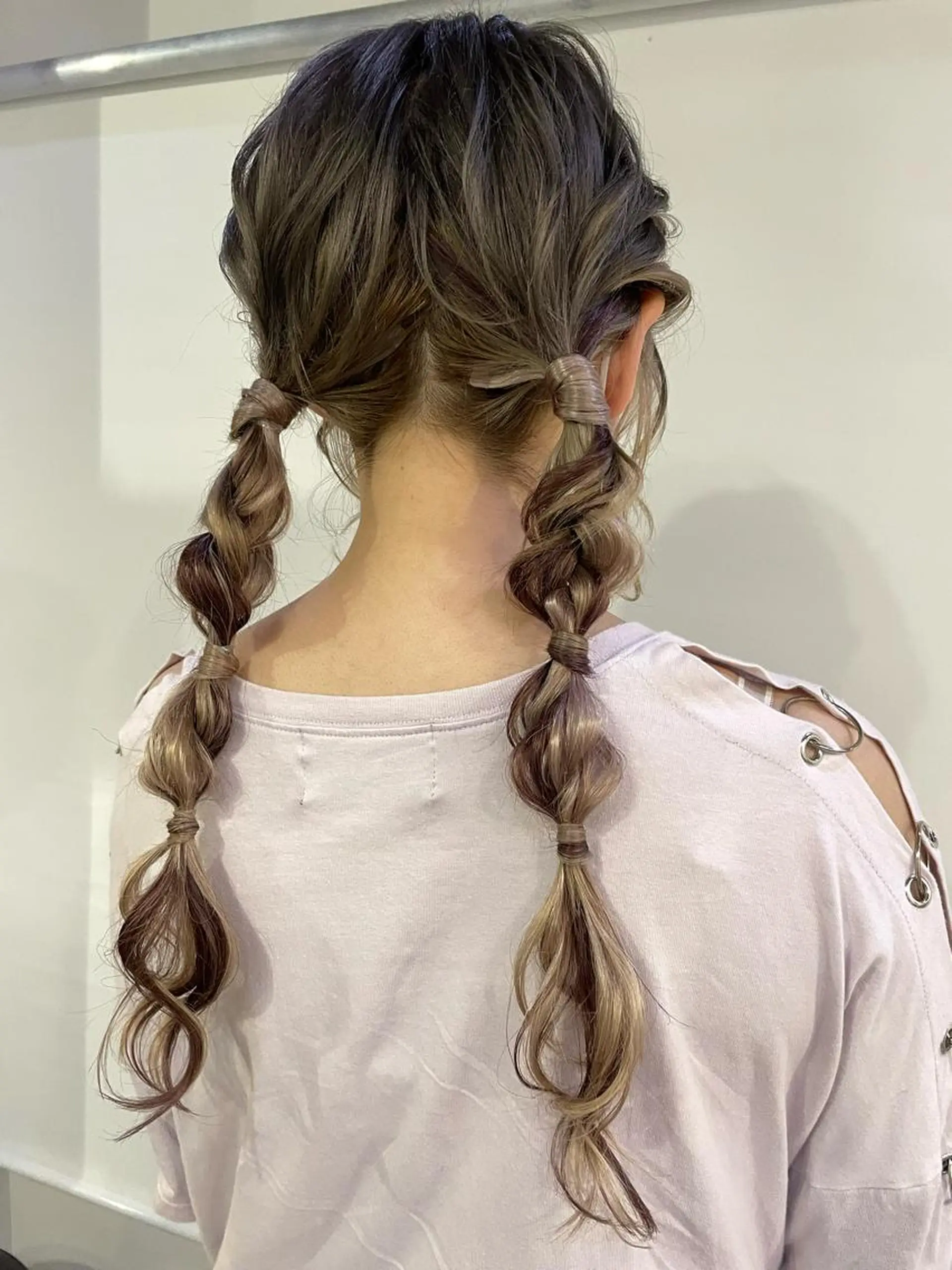 ロング ヘアアレンジ silo所属・silo MOKA 顔周りカット🦦のヘアスタイル