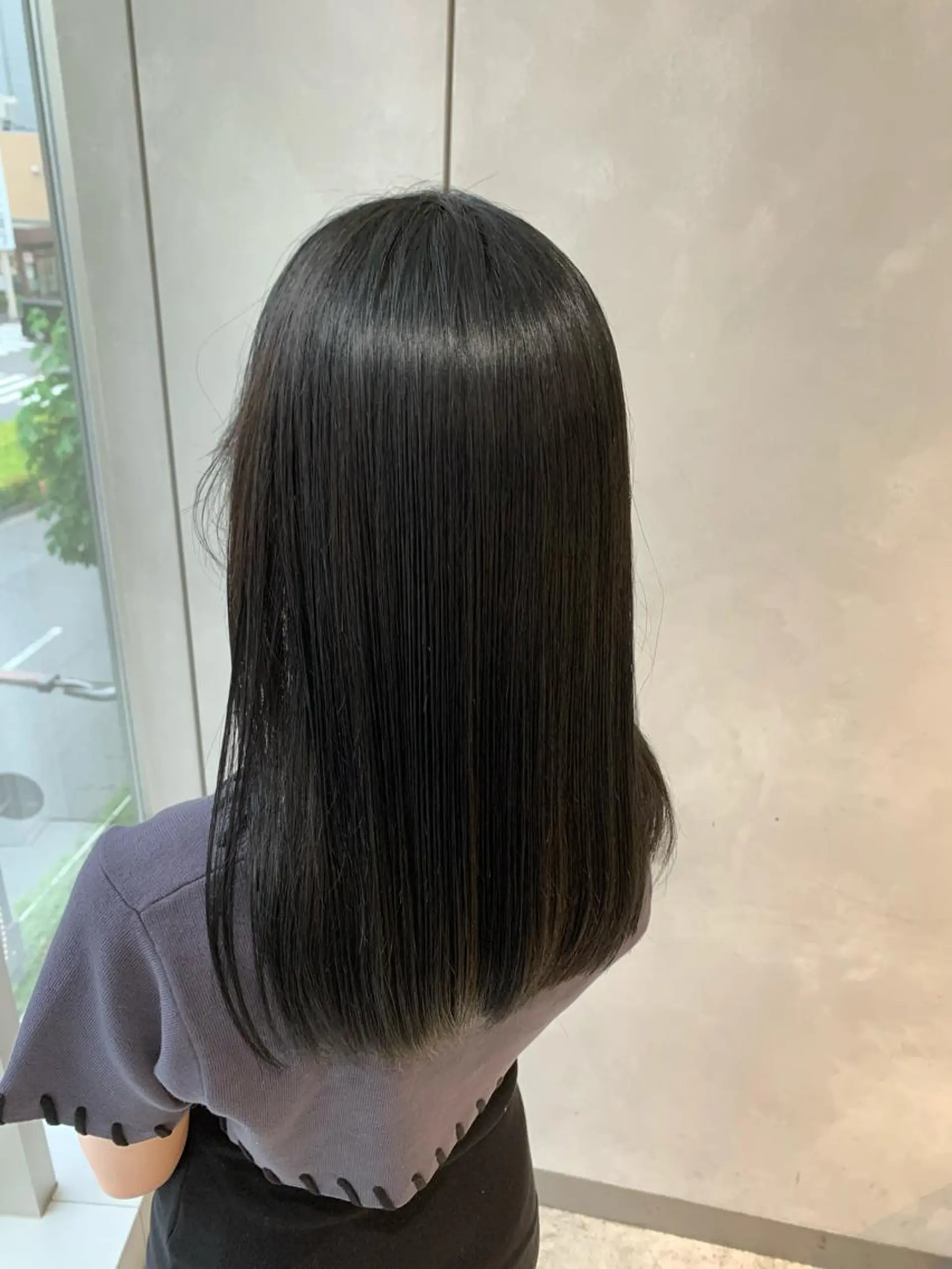 ロング カラー 髪質改善 カット ヘアカラー トリートメント 園田 将士のヘアスタイル