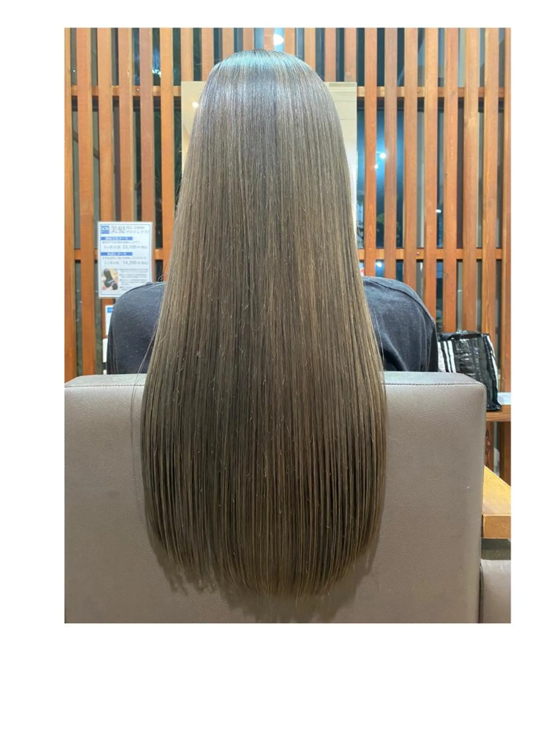 ロング アッシュ LandS  barber &beauty所属・髪質改善特化 長澤友哉のヘアスタイル