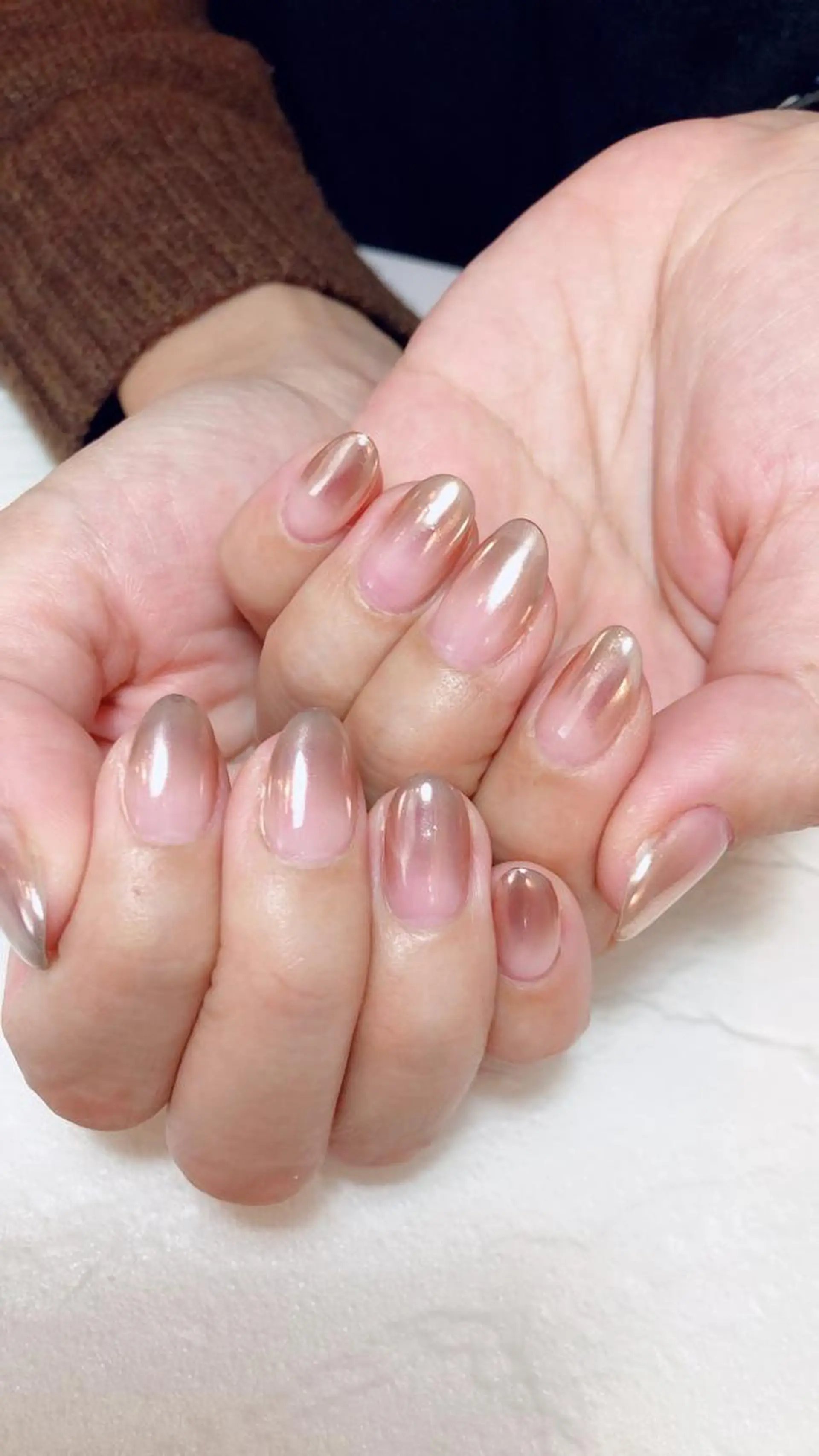 ミディアム カラー キッズ ネイル マツエク・マツパ ハンドネイル ハンドケア 💎ビューティサロン 湘南　RIRAN💎のネイルデザイン