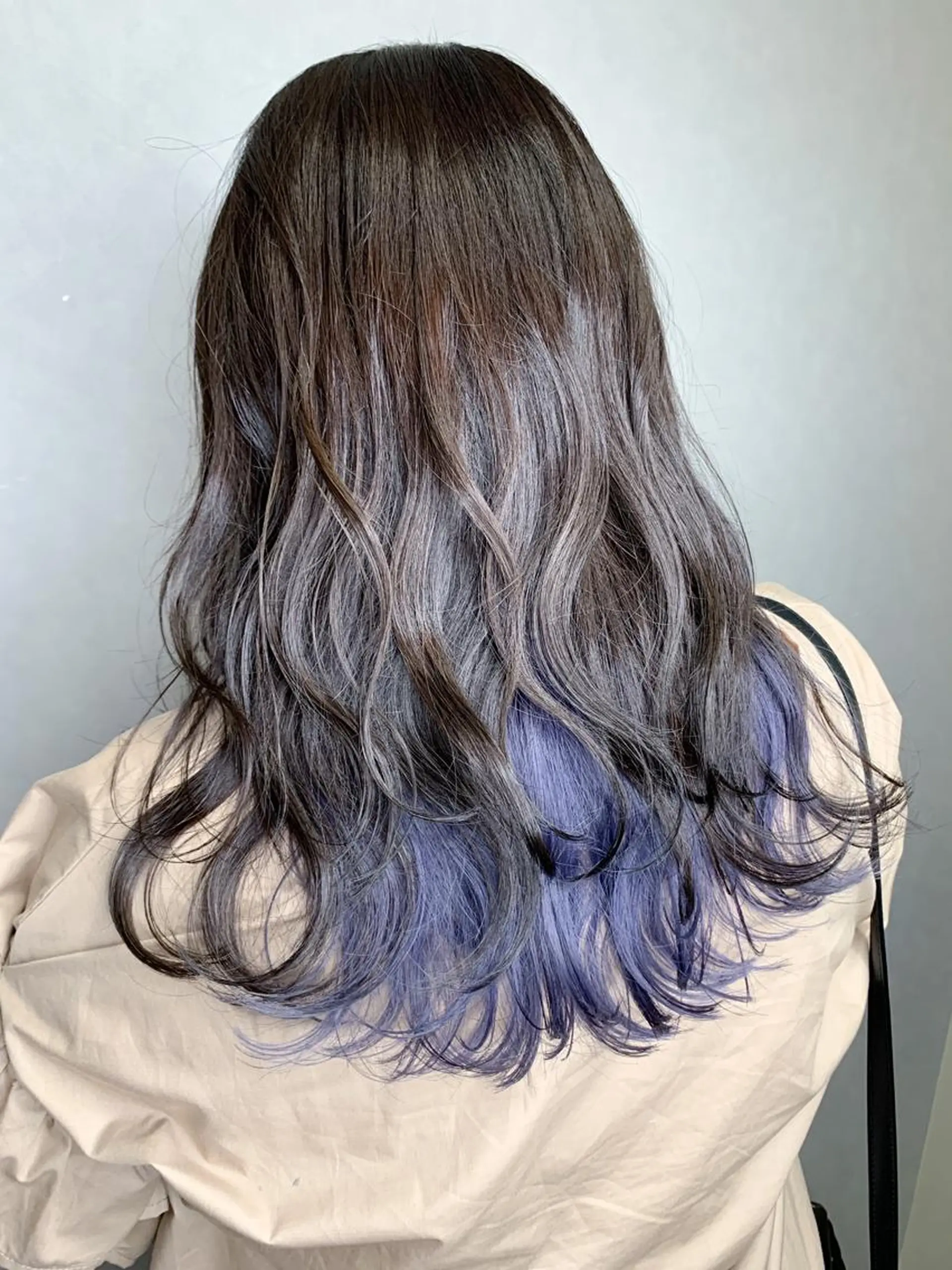 セミロング カラー ブルーカラー ブルーラベンダー ラベンダーカラー ヘアカラー 🌈 DAIKI 🌈のヘアスタイル