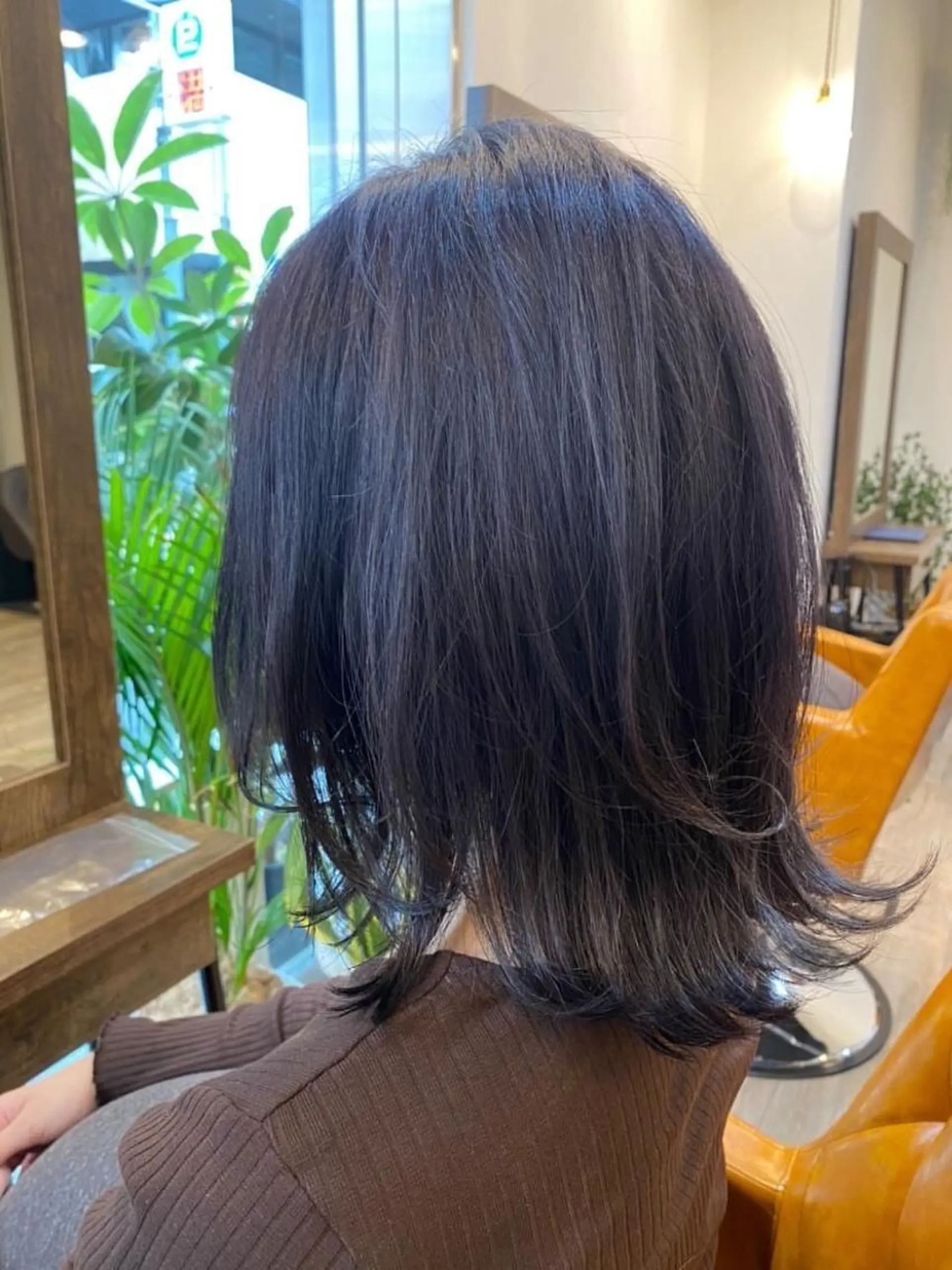 カラー ブルーカラー ブルーバイオレット バイオレットカラー kazuya 縮毛矯正髪質改善✨✨のヘアスタイル