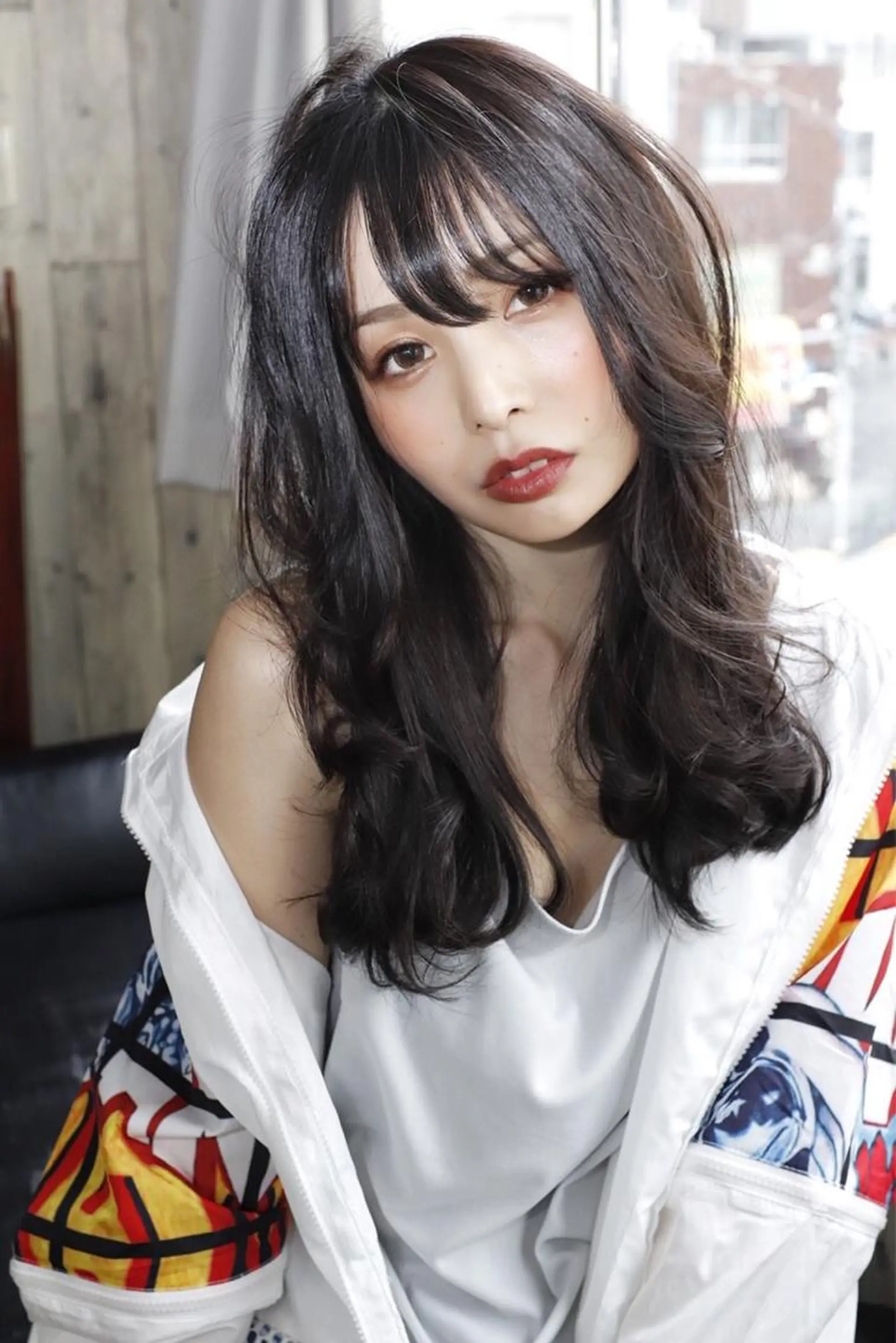 ロング カット ヘアカラー Reve Resort池袋のヘアスタイル