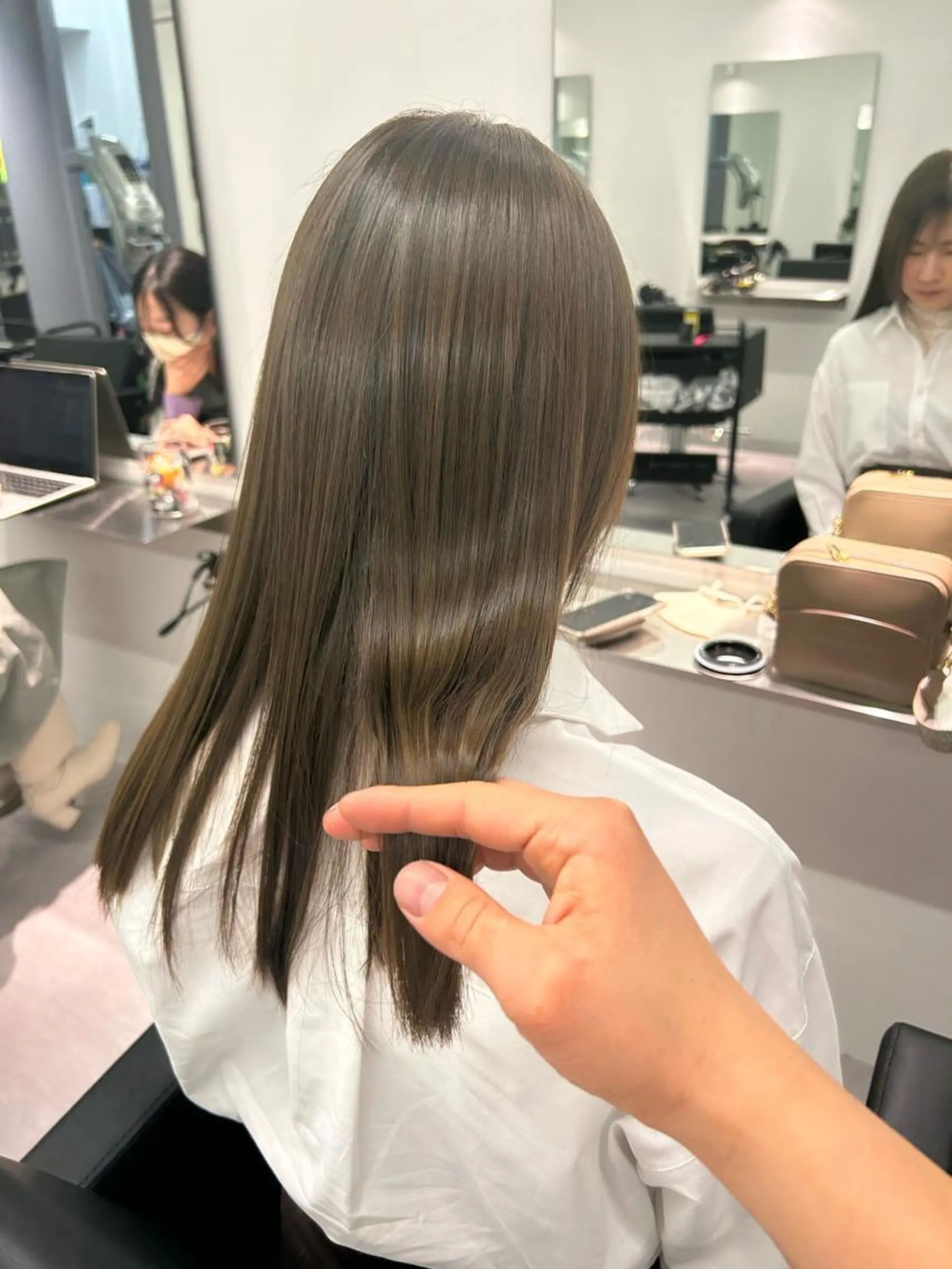 セミロング カラー ヘアカラー 矢島颯哉/ハイトーン ブリーチカラー💎のヘアスタイル