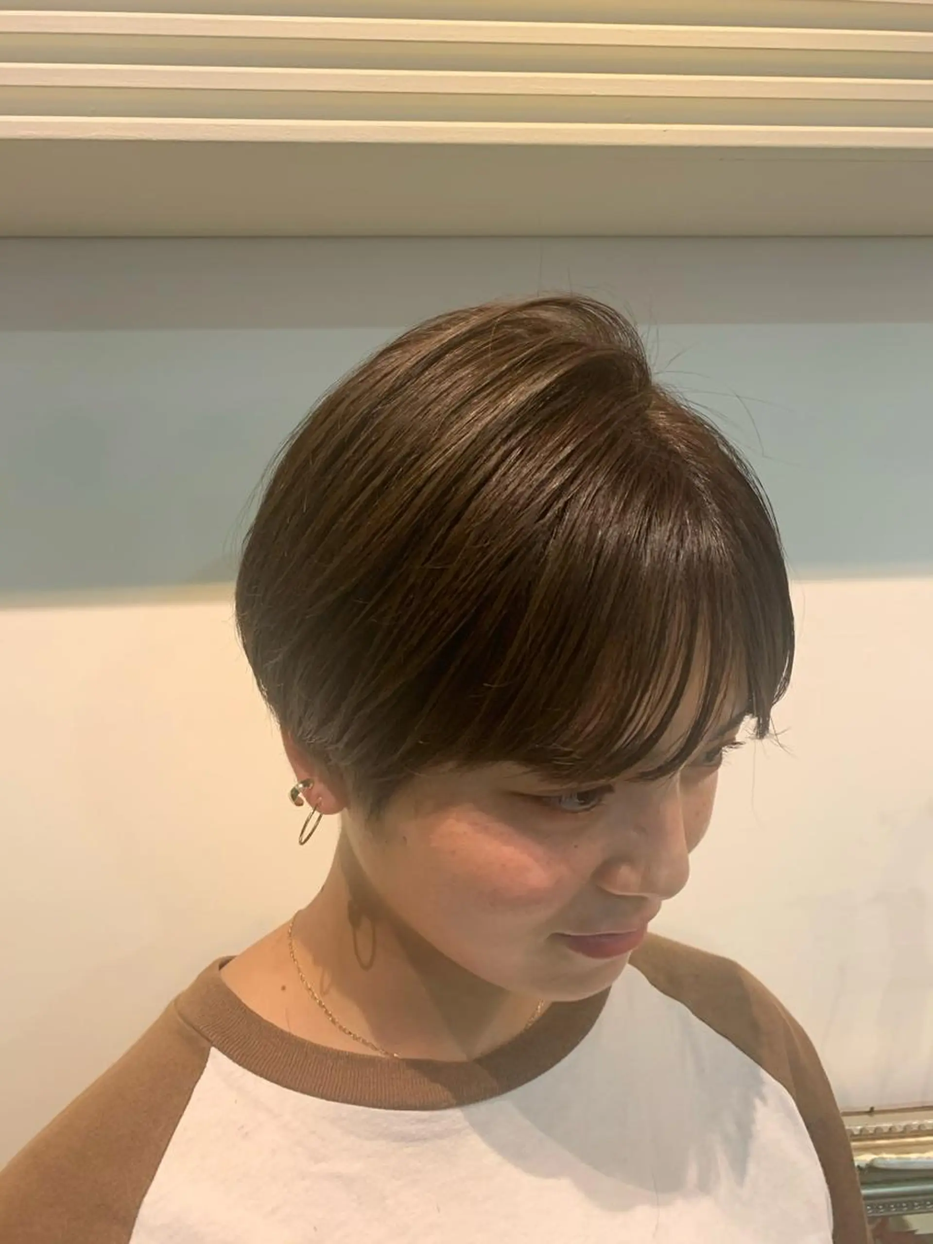ショート ショートヘア 小顔カット ヘアカラー トリートメント ヘッドスパ ヘアセット 山口 竣也のヘアスタイル