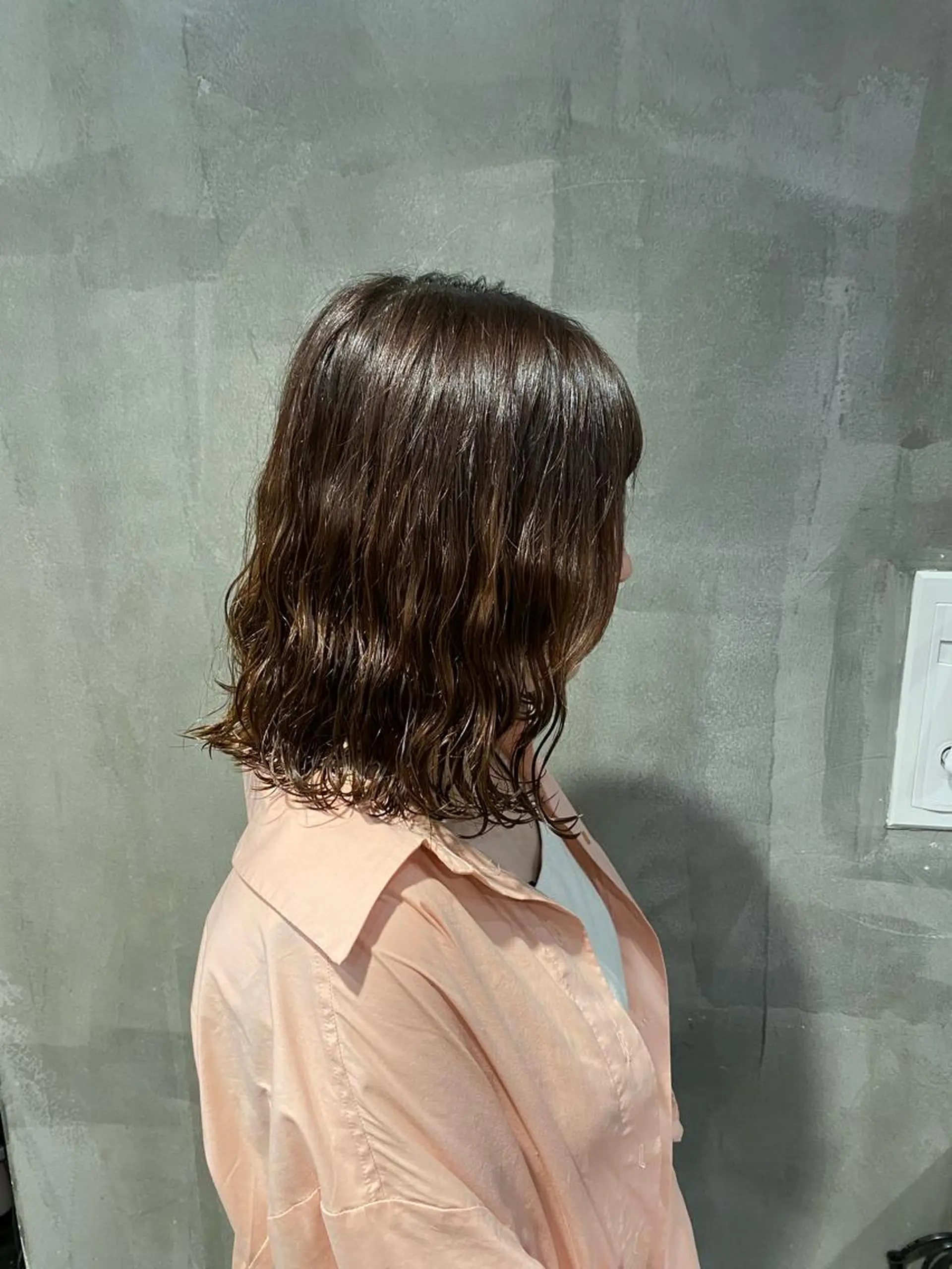 ミディアム パーマ カット パーマ Agu hair lore沼館店所属・八戸パーマ/メンズパ ーマ/シンゴ。のヘアスタイル