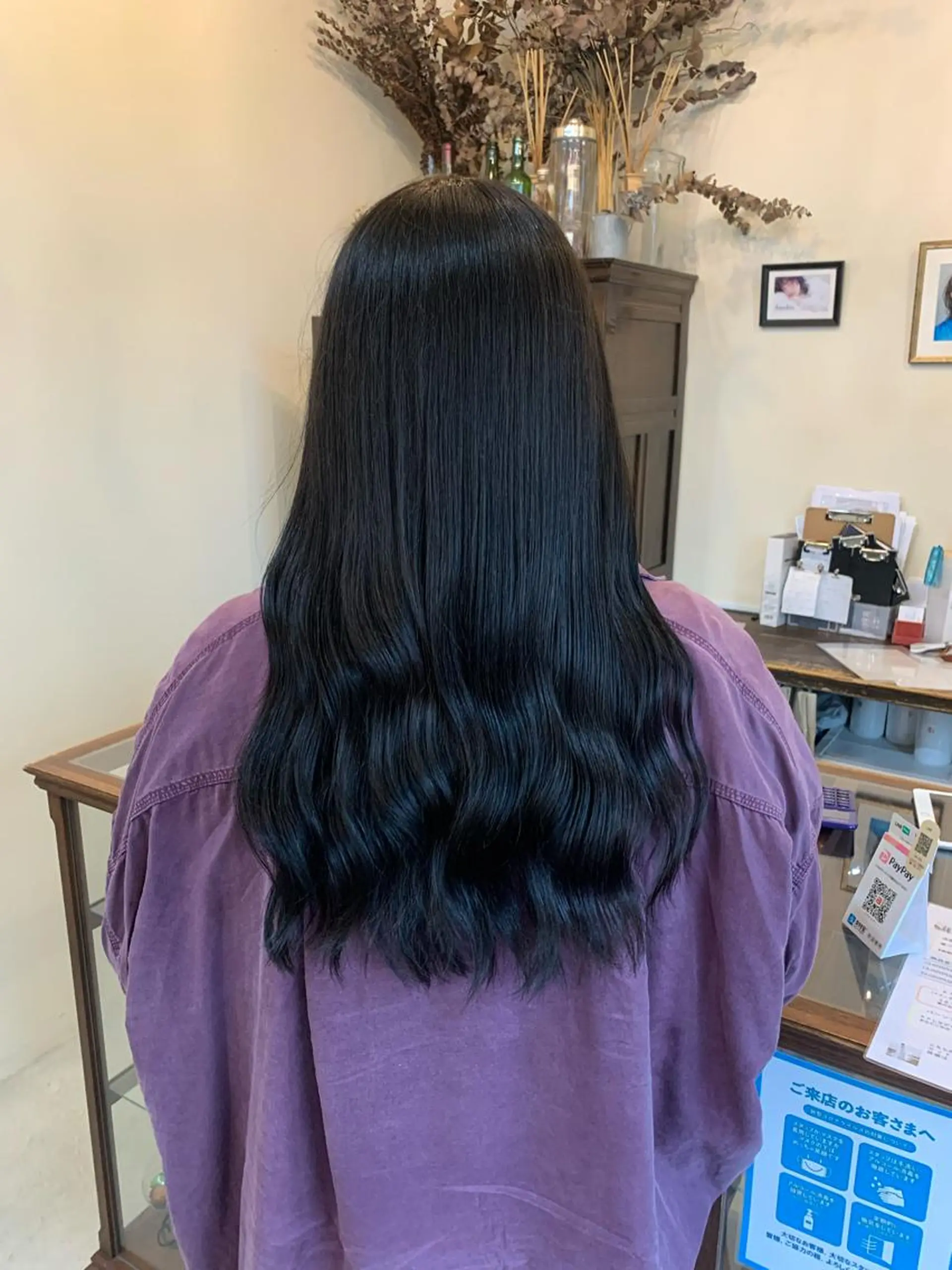 ロング カラー 神谷 夏帆のヘアスタイル