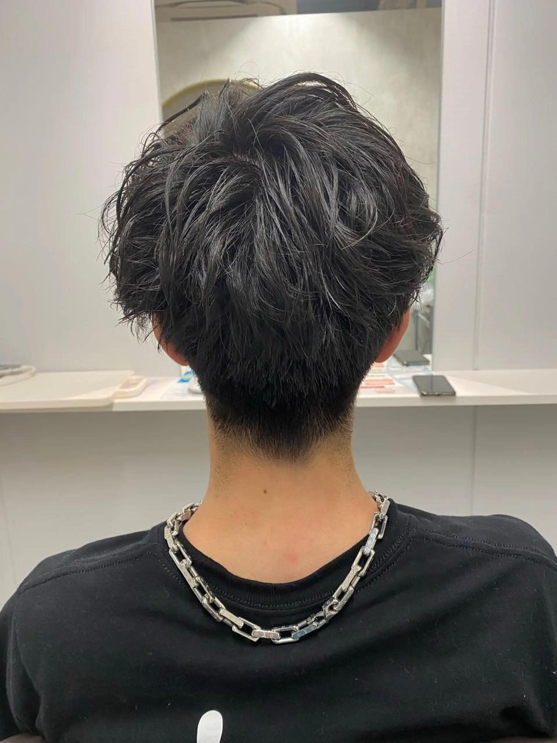 ショート メンズ 刈り上げ ショートヘア カット パーマ ウプ🦋marina takeuchiのヘアスタイル