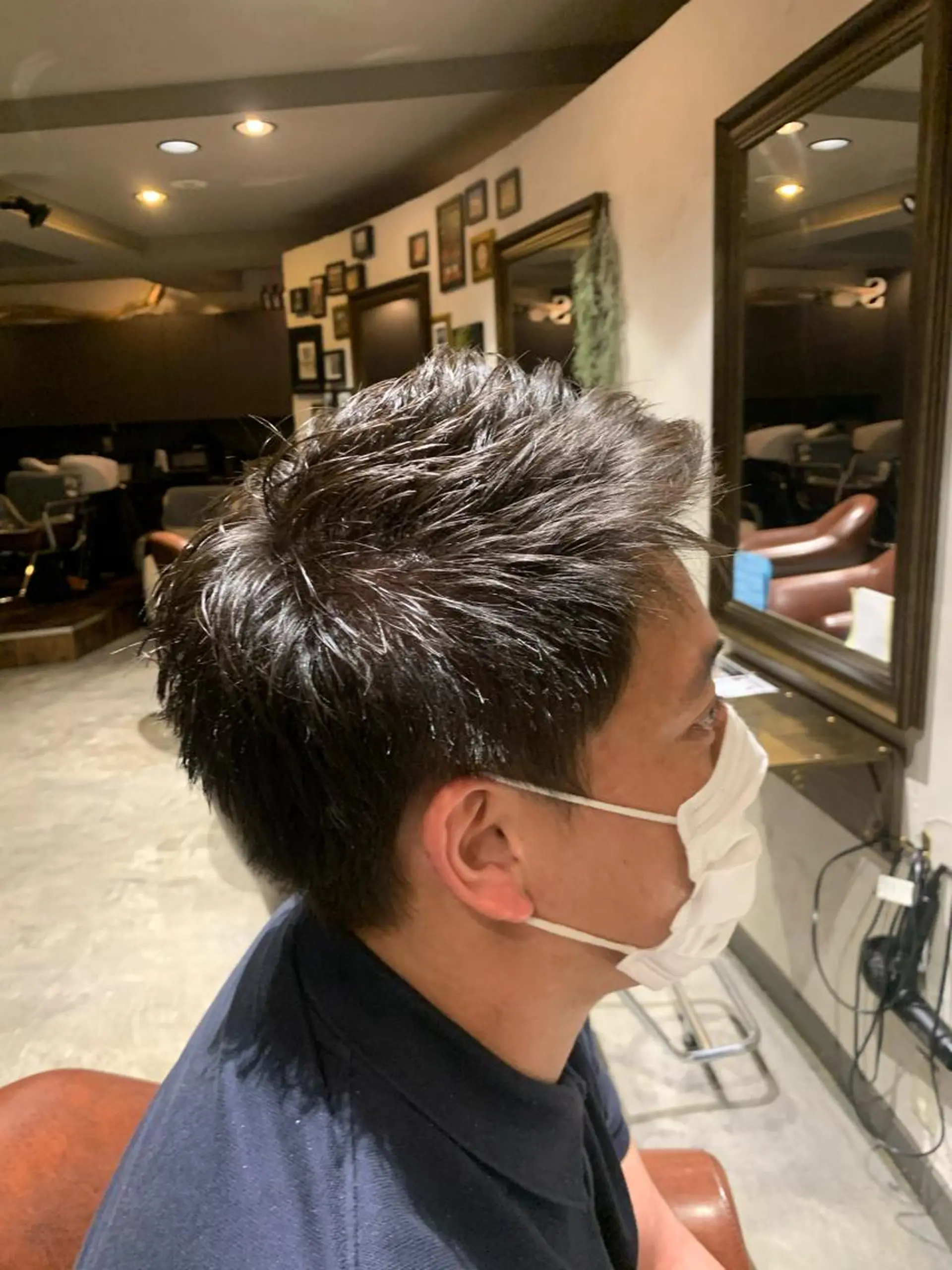メンズ familiar BOND所属・佐々木陸斗 ショート&メンズのヘアスタイル