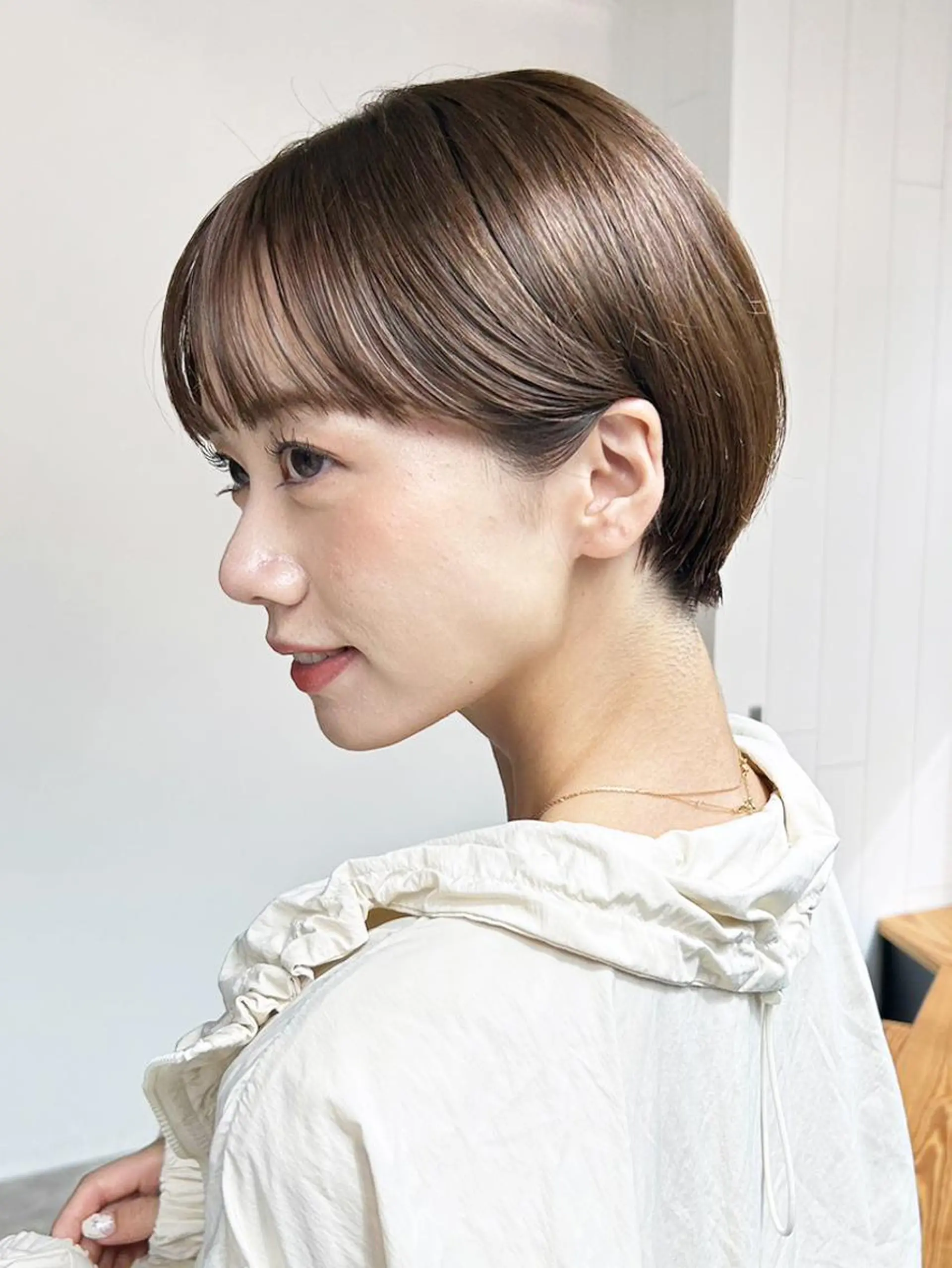 ショート カラー ショートヘア カット ヘアカラー トリートメント ITby ALBUM 北千住店のヘアスタイル