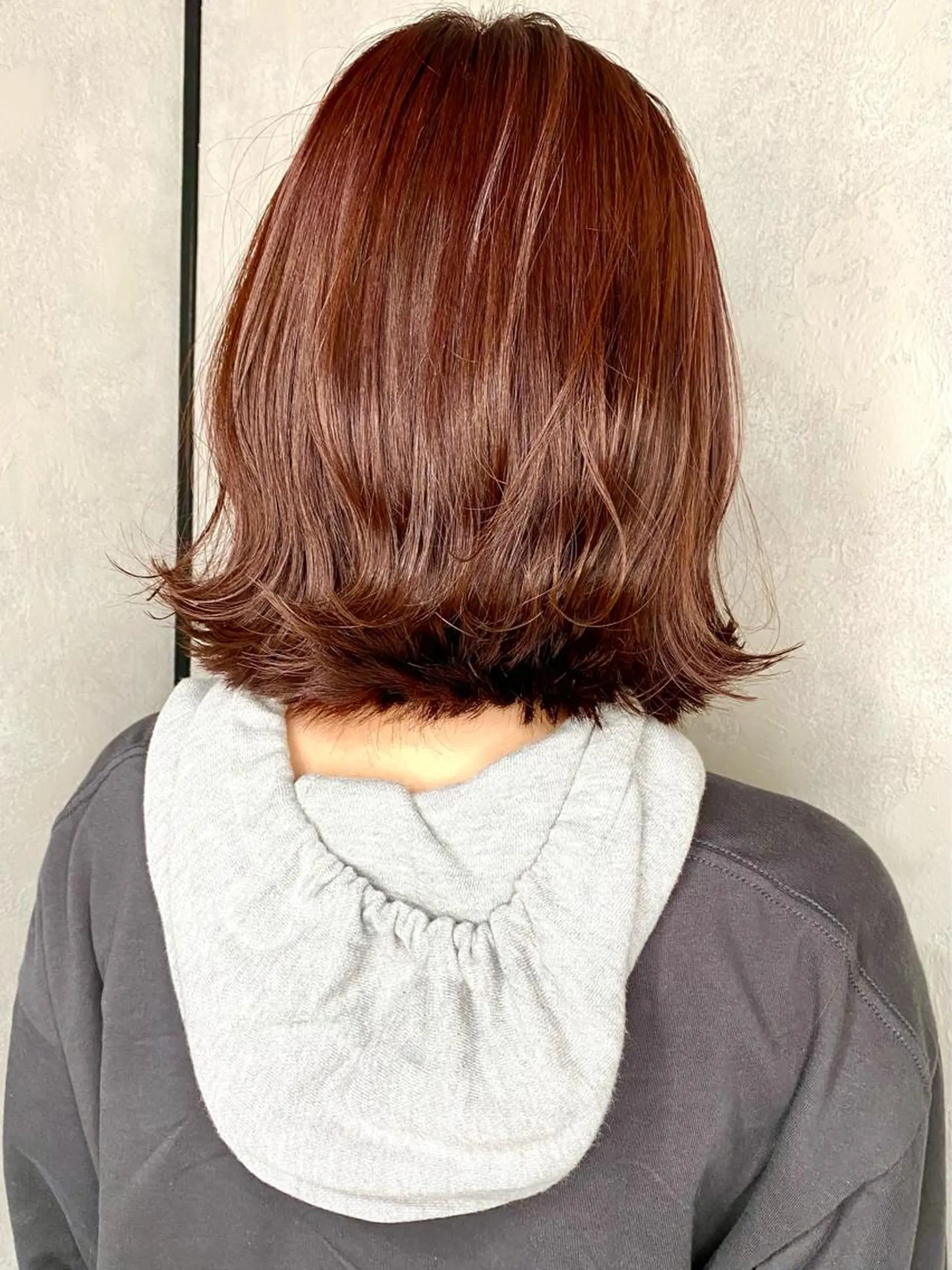 ミディアム カラー アディクシーカラー ベージュカラー 黒髪 ブリーチ ブルーカラー ヘアカラー 透明感カラー YOSHIMURA★のヘアスタイル