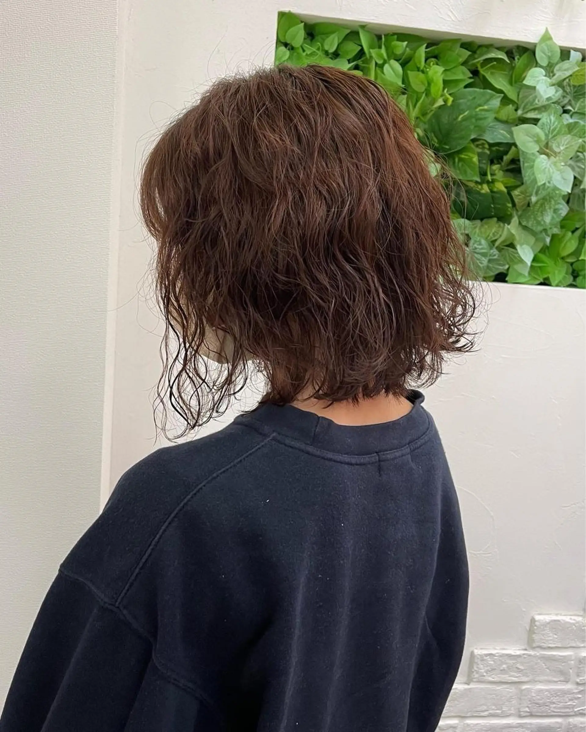 ミディアム ミディアムパーマ FORTE MiLA 新居尚志のヘアスタイル