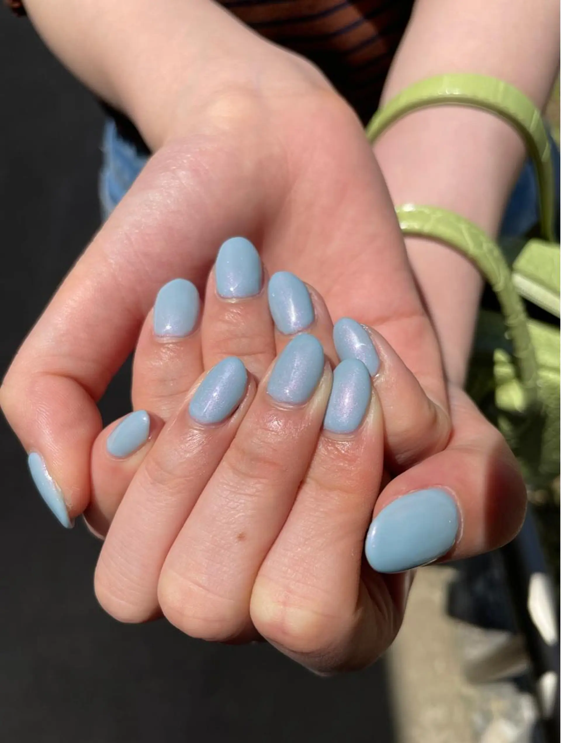 ネイル ブルー ワンカラーネイル ハンドネイル Nail salon Betty❤︎のネイルデザイン