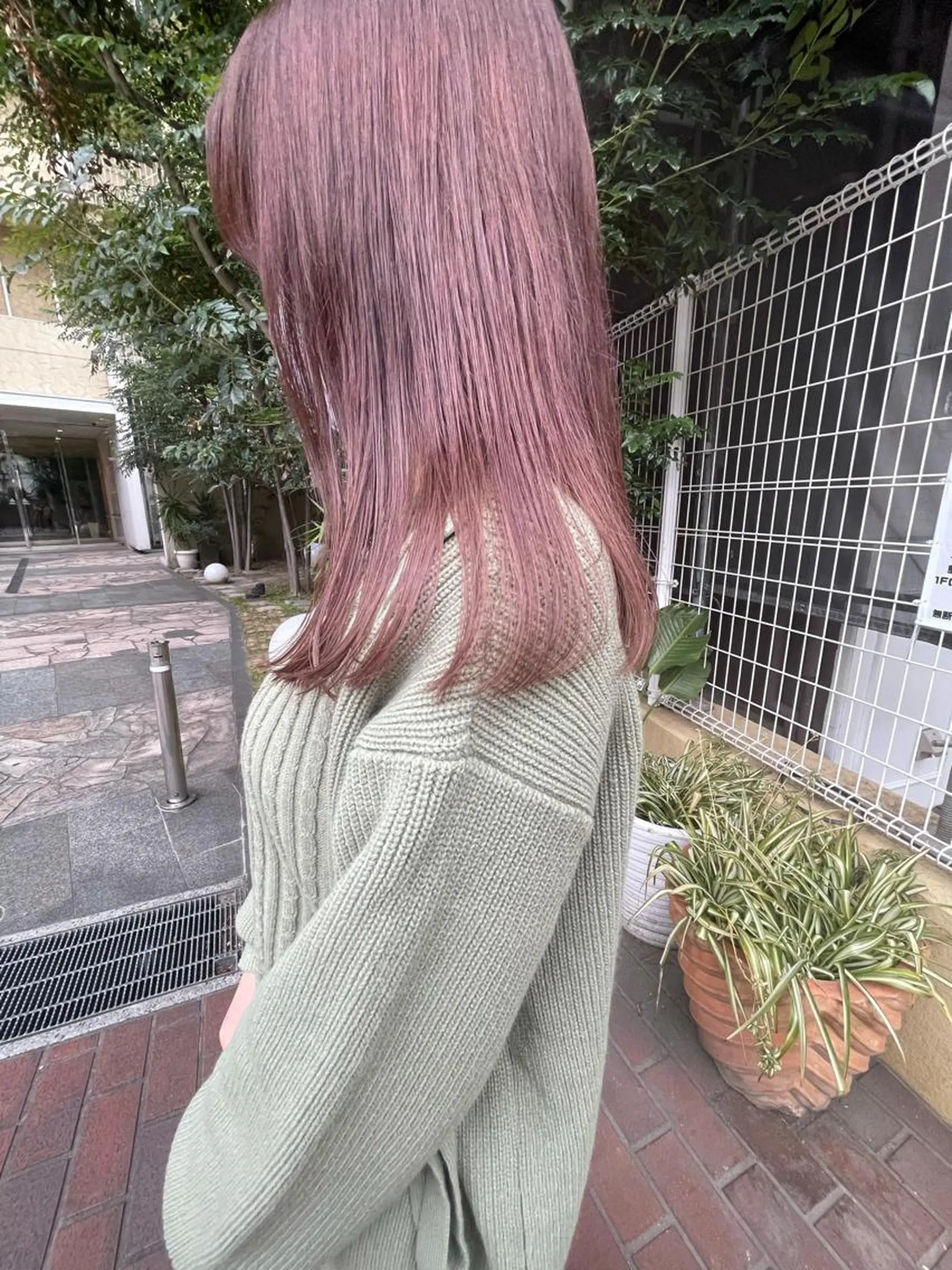 セミロング カラー カット ヘアカラー Musiiik ホンダリサコのヘアスタイル