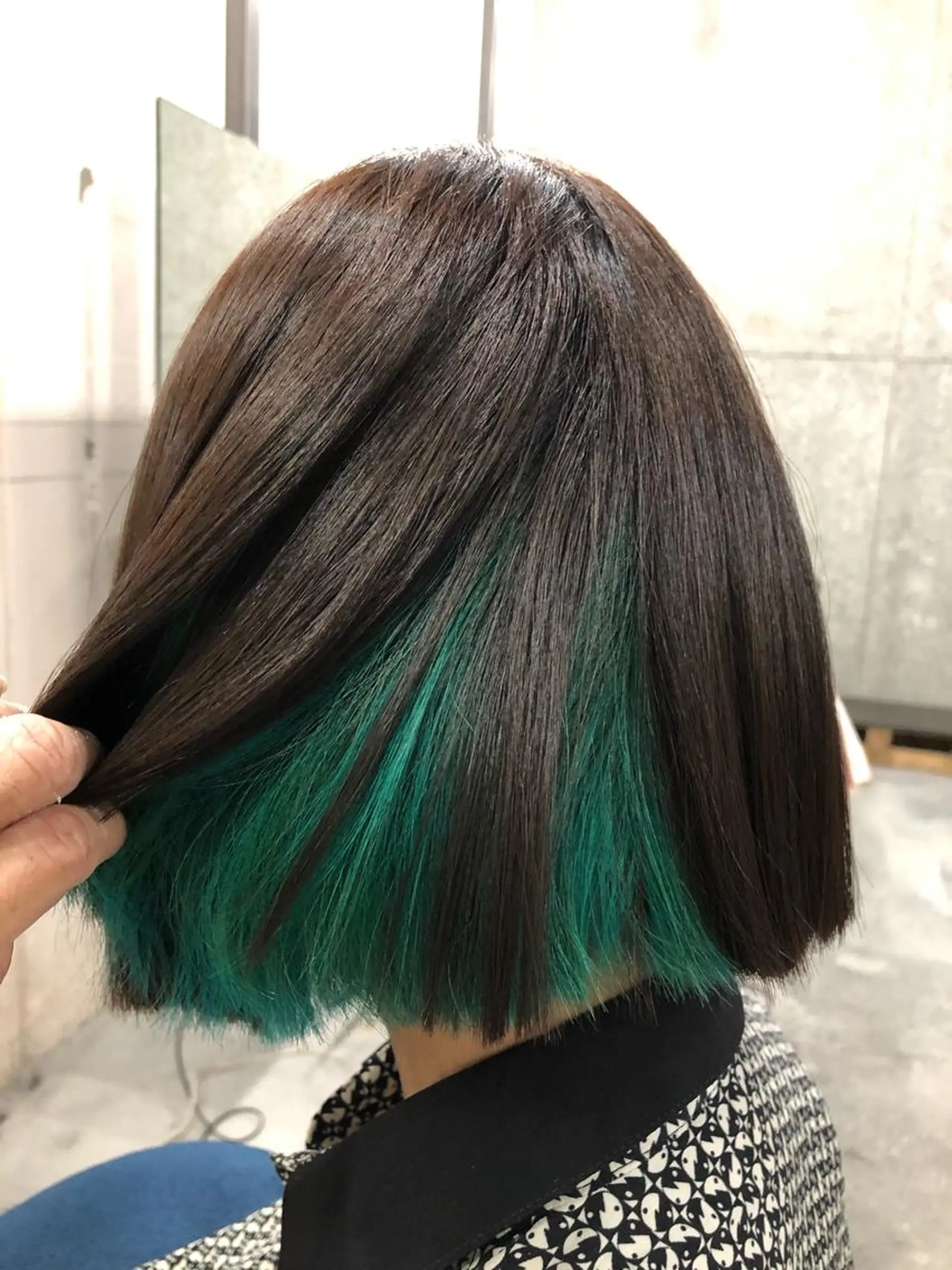 ショート 切りっぱなしボブ ボブ カット ヘアカラー トリートメント ✨terra✨佐伯 晋吾のヘアスタイル