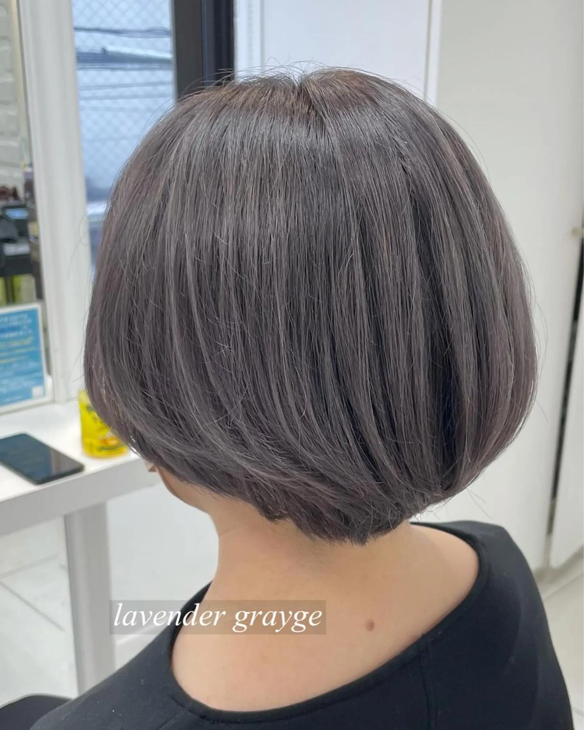 ショート カラー ブリーチ ケアブリーチ ハイトーンカラー イルミナカラー ラベンダーカラー カット ヘアカラー トリートメント 【デザインカラー】 粥川佳日望のヘアスタイル