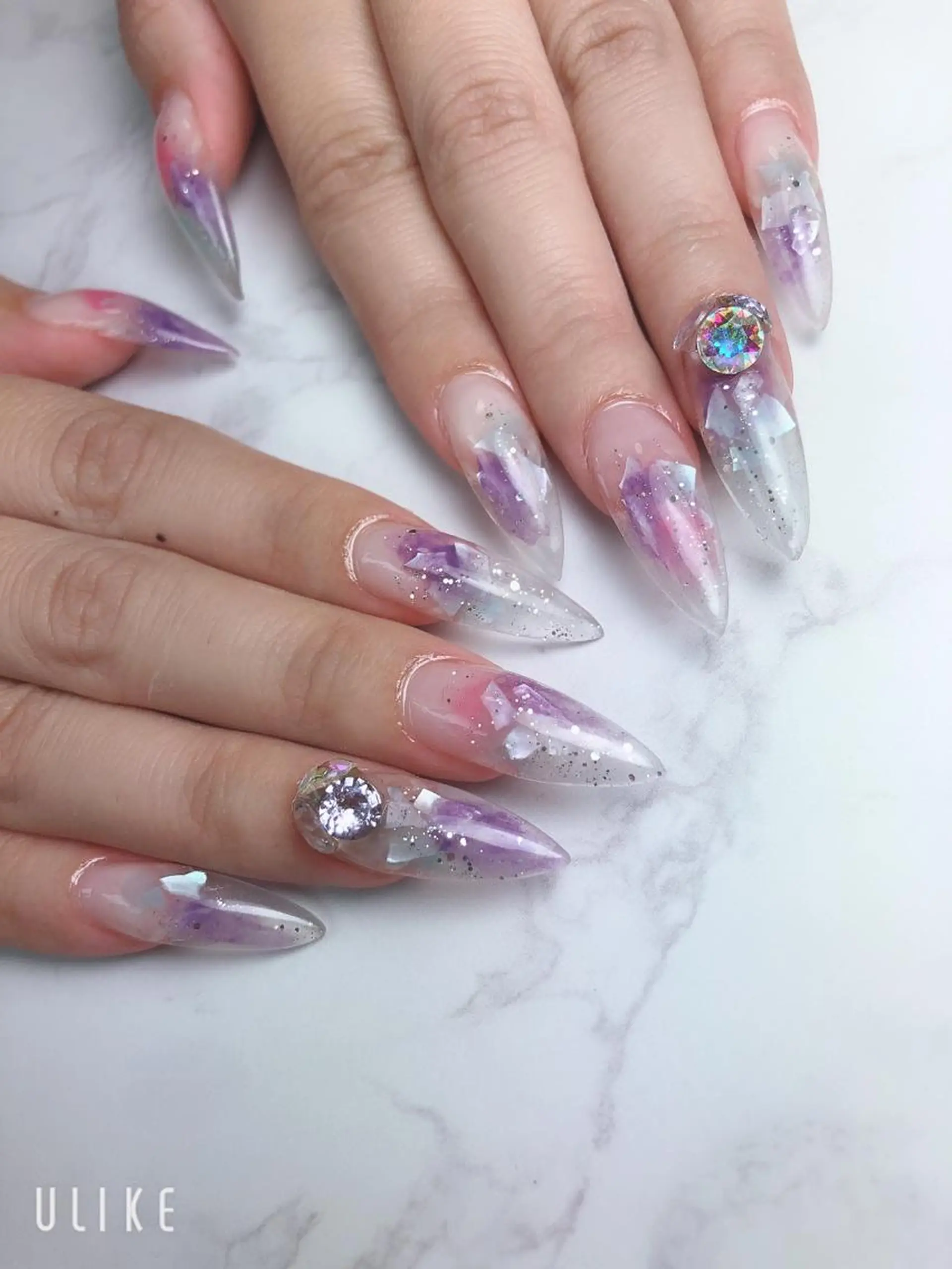 ネイル スカルプネイル Nailsalon Luanaのネイルデザイン
